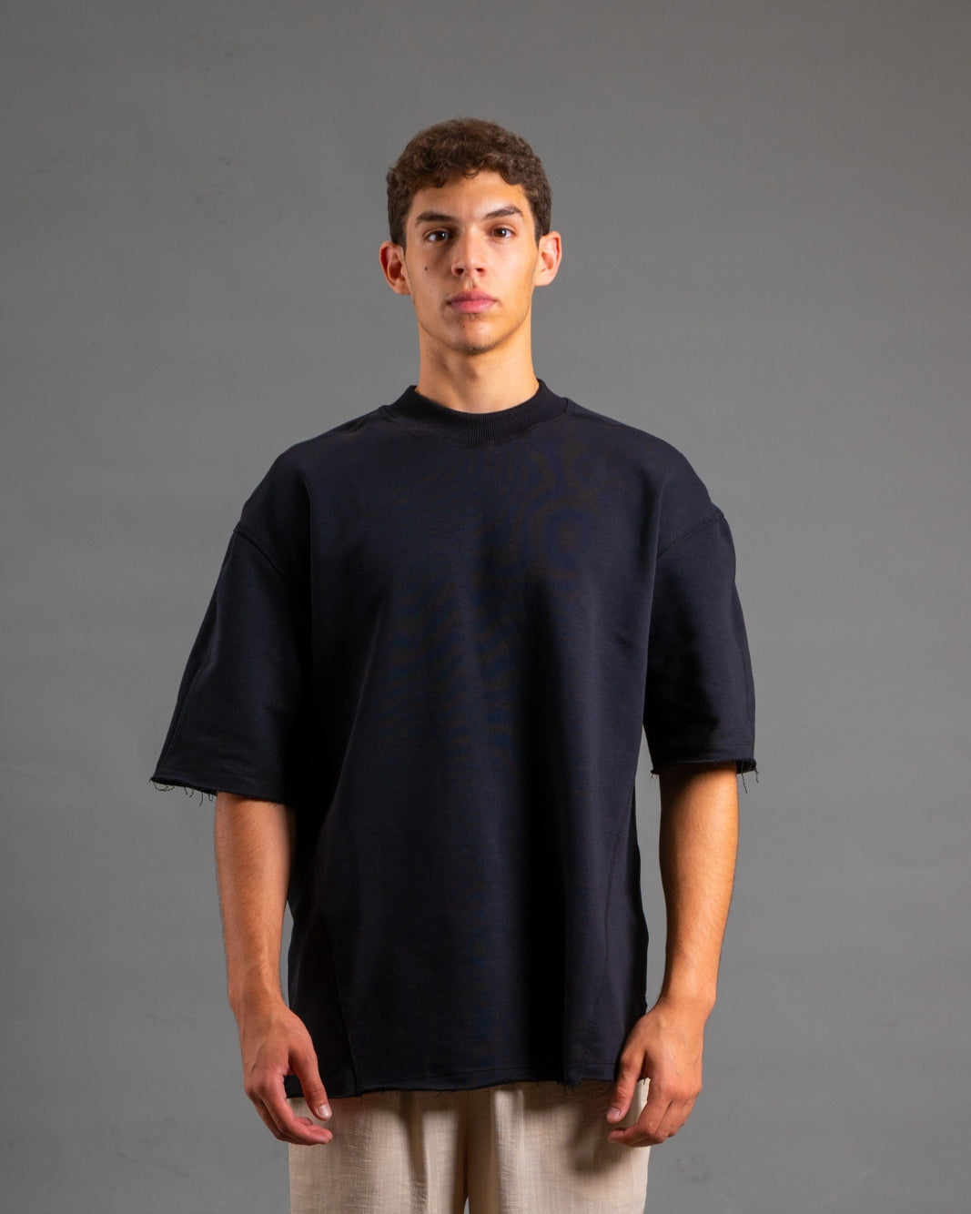 Oversized Heavyweight T-shirt | Shadow Black