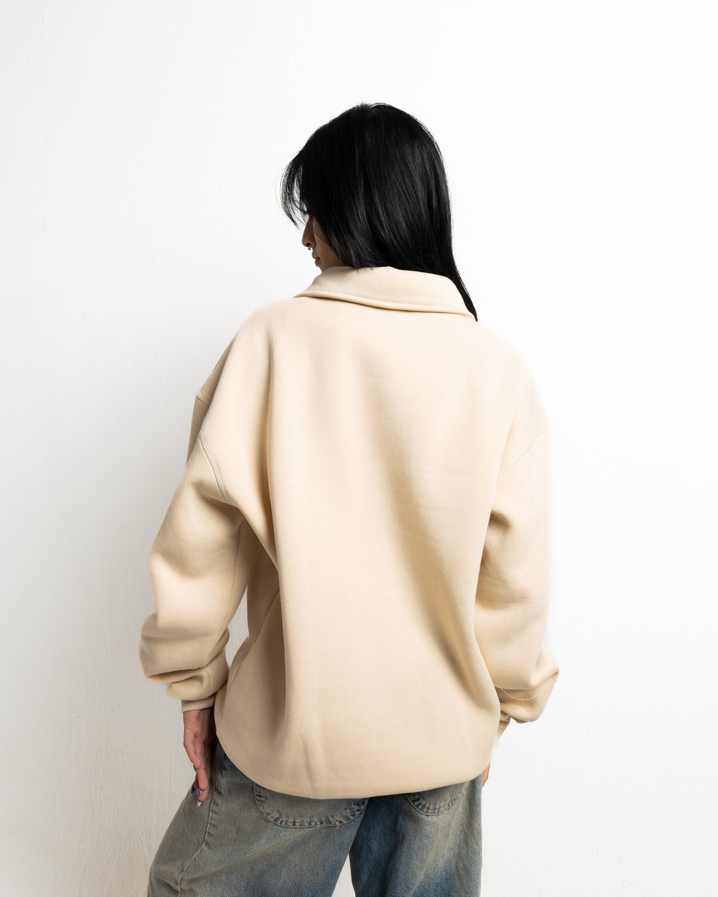 Quarter-Zip | Beige