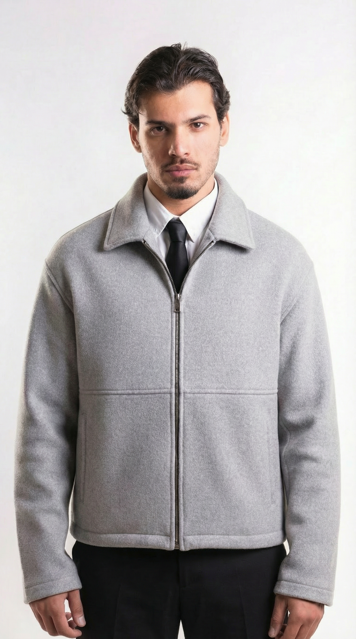 Grey Wool Jacket