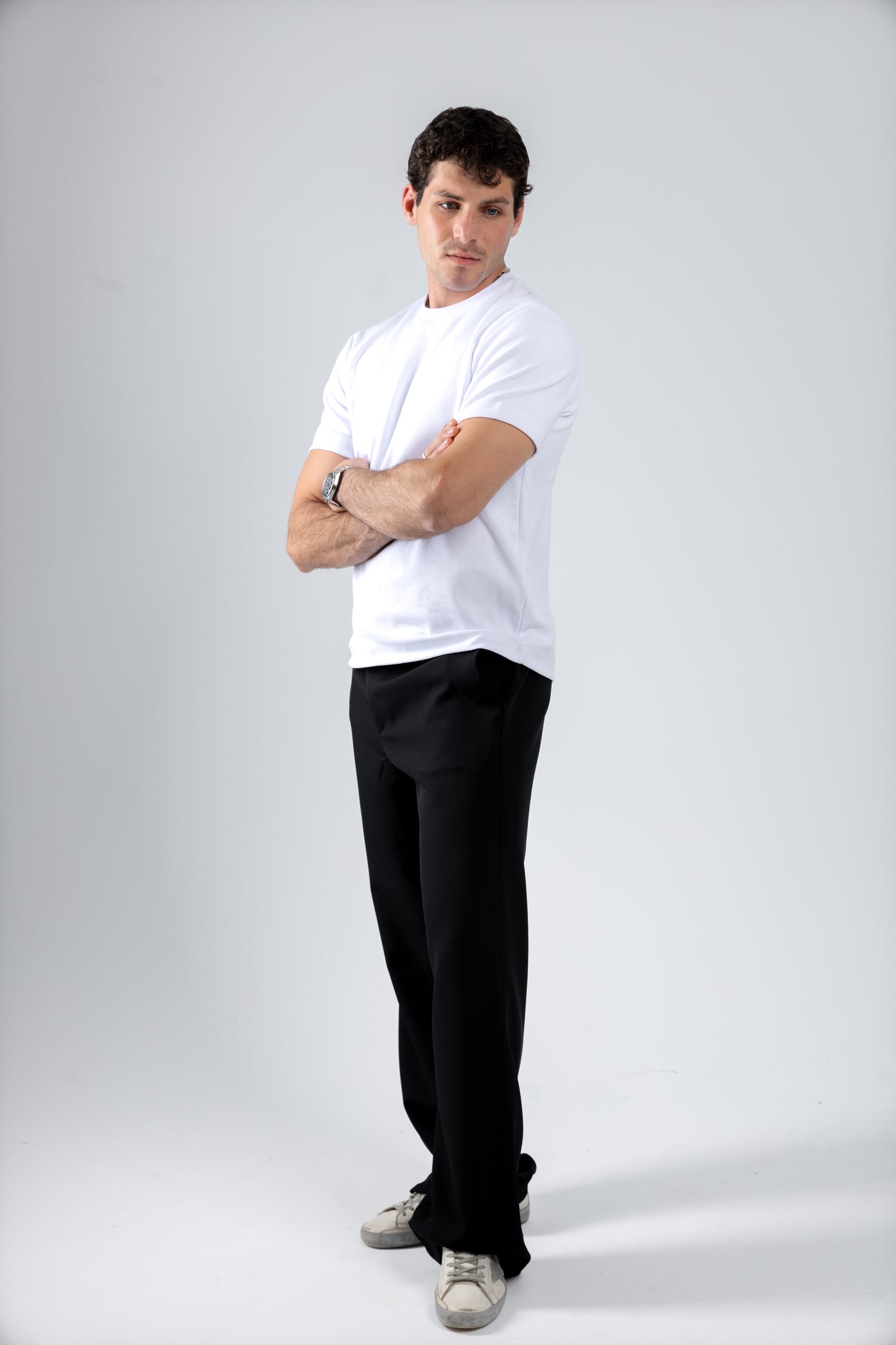 RELAXED TAILORED PANTS | BLACK