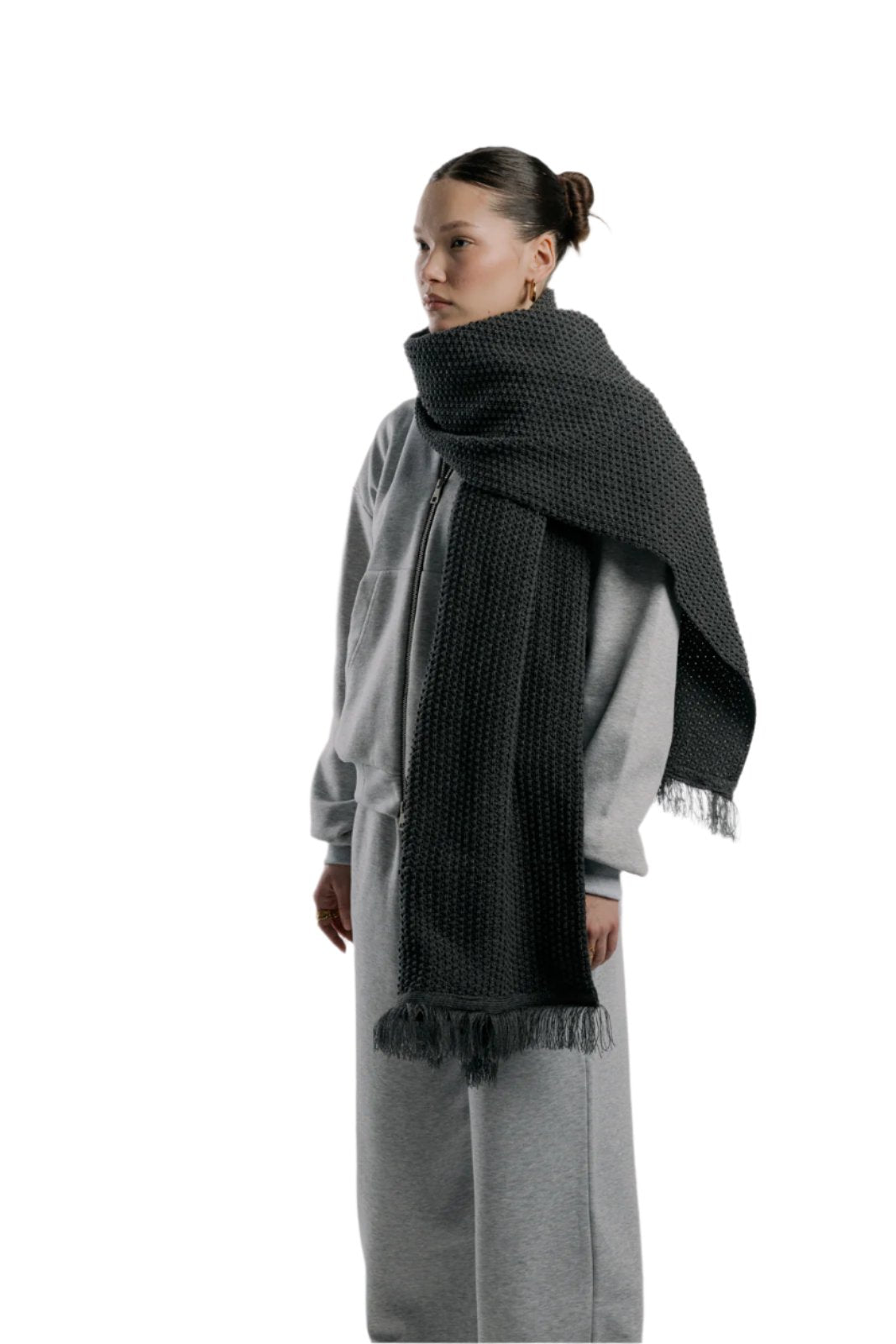 Dark Grey Shawl