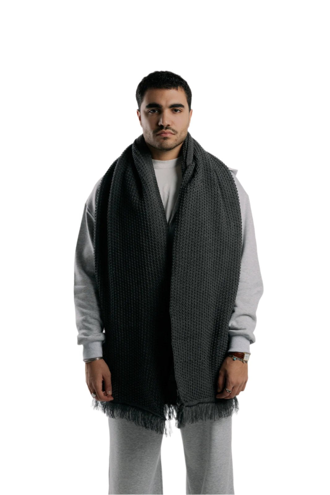 Dark Grey Shawl