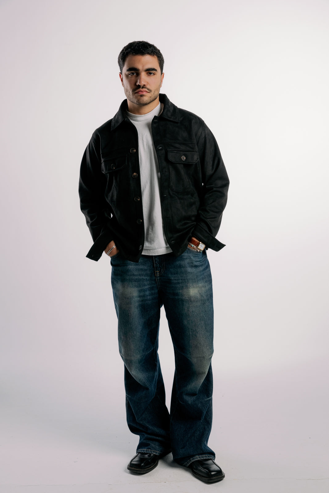 Suede Jacket | Black