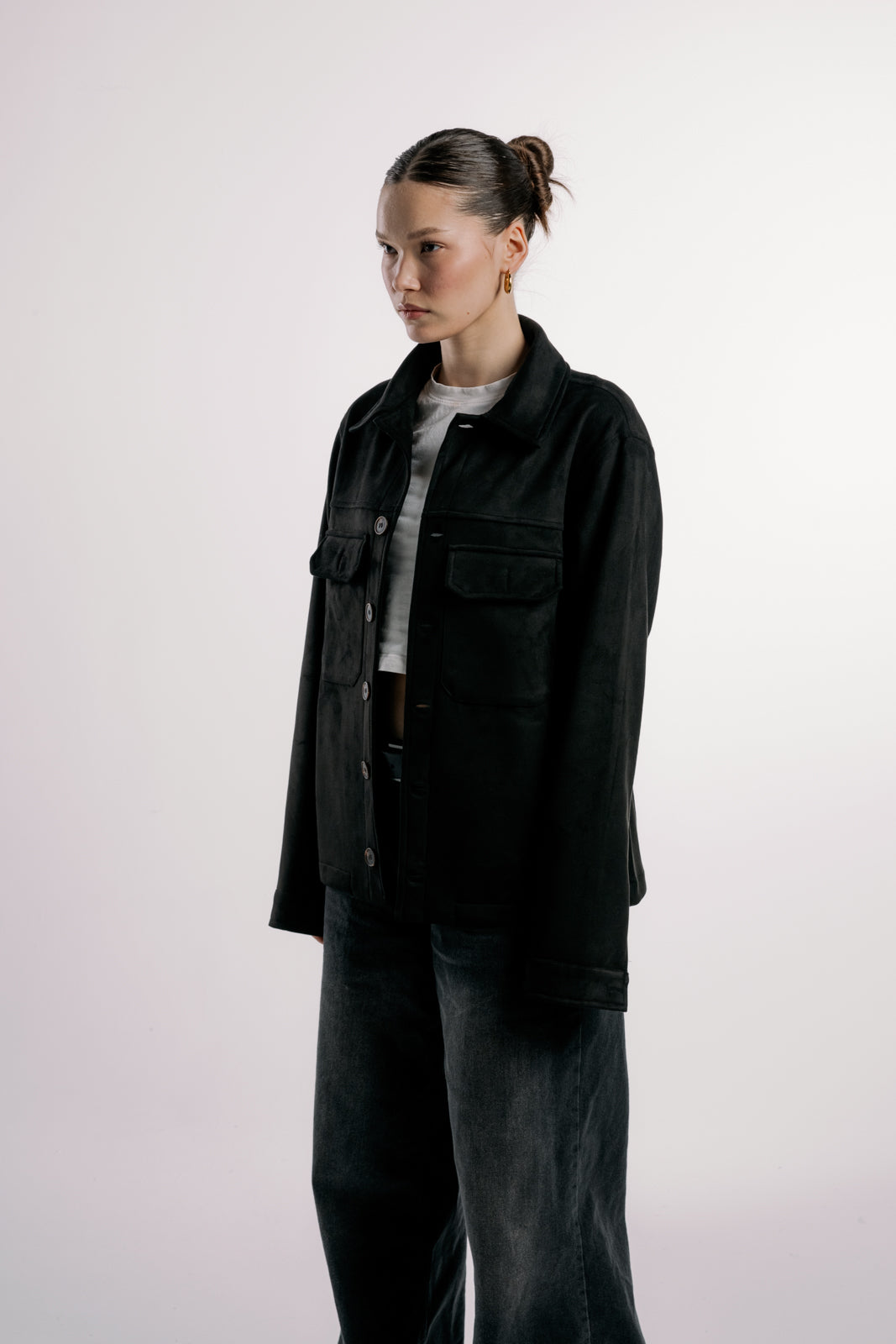 Suede Jacket | Black
