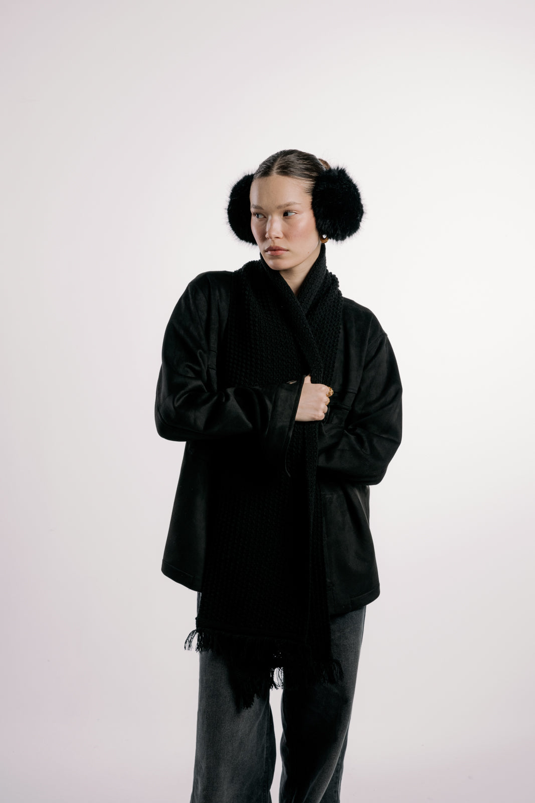 Suede Jacket | Black