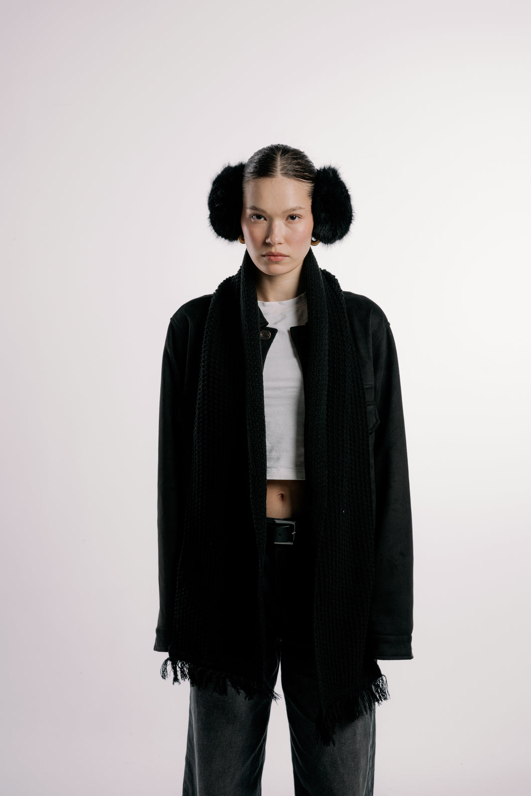 Suede Jacket | Black