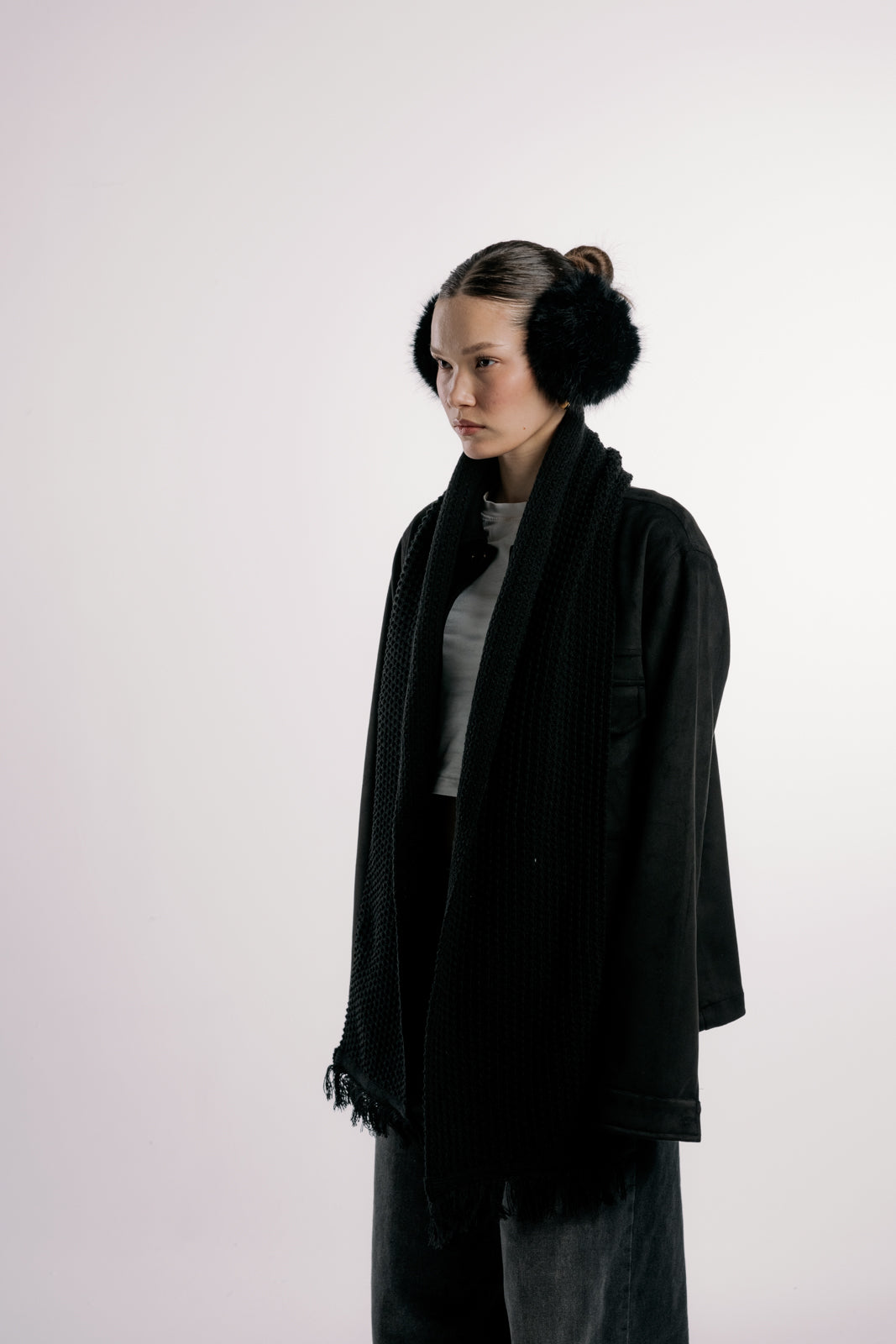 Suede Jacket | Black