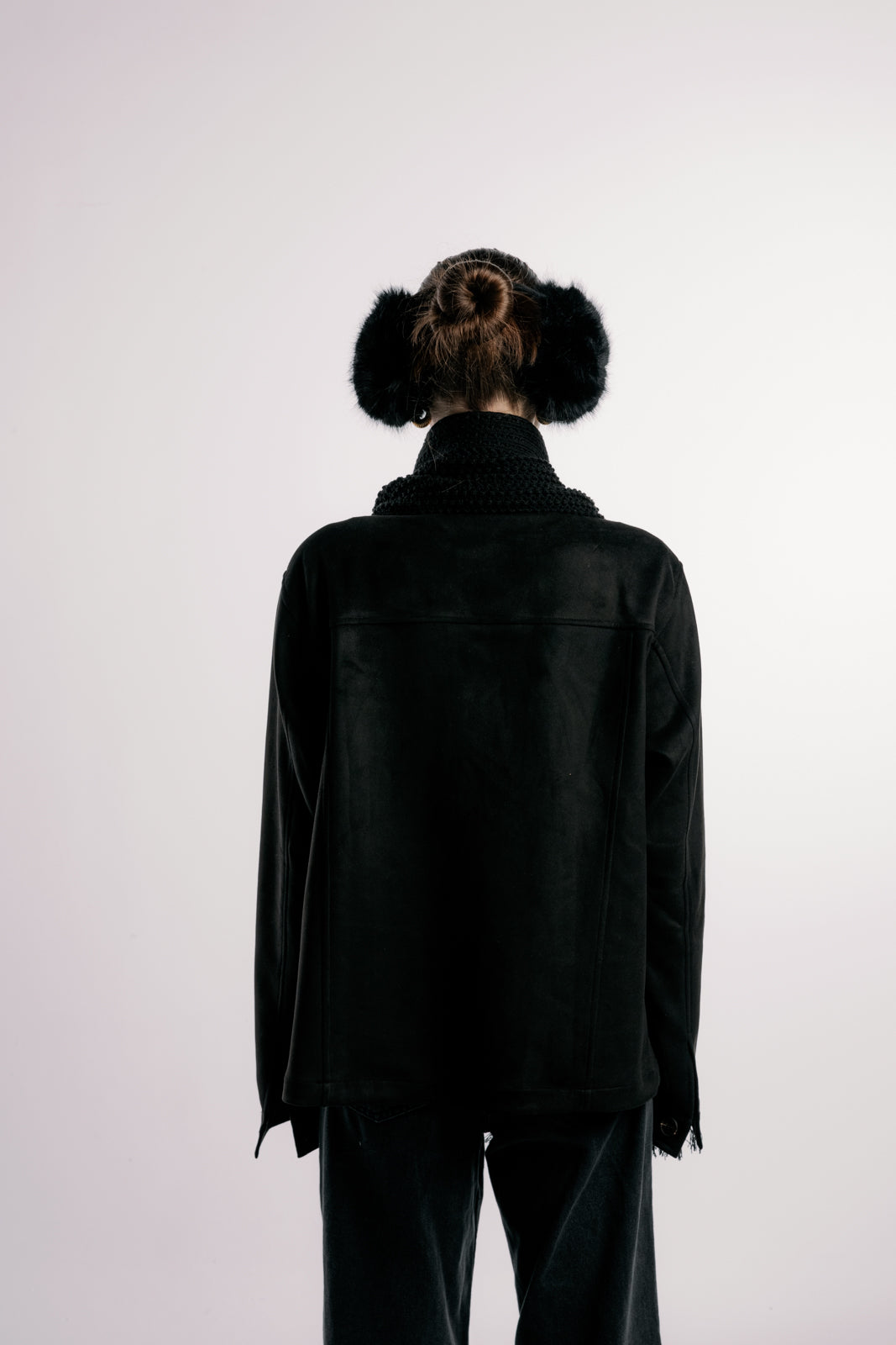 Suede Jacket | Black