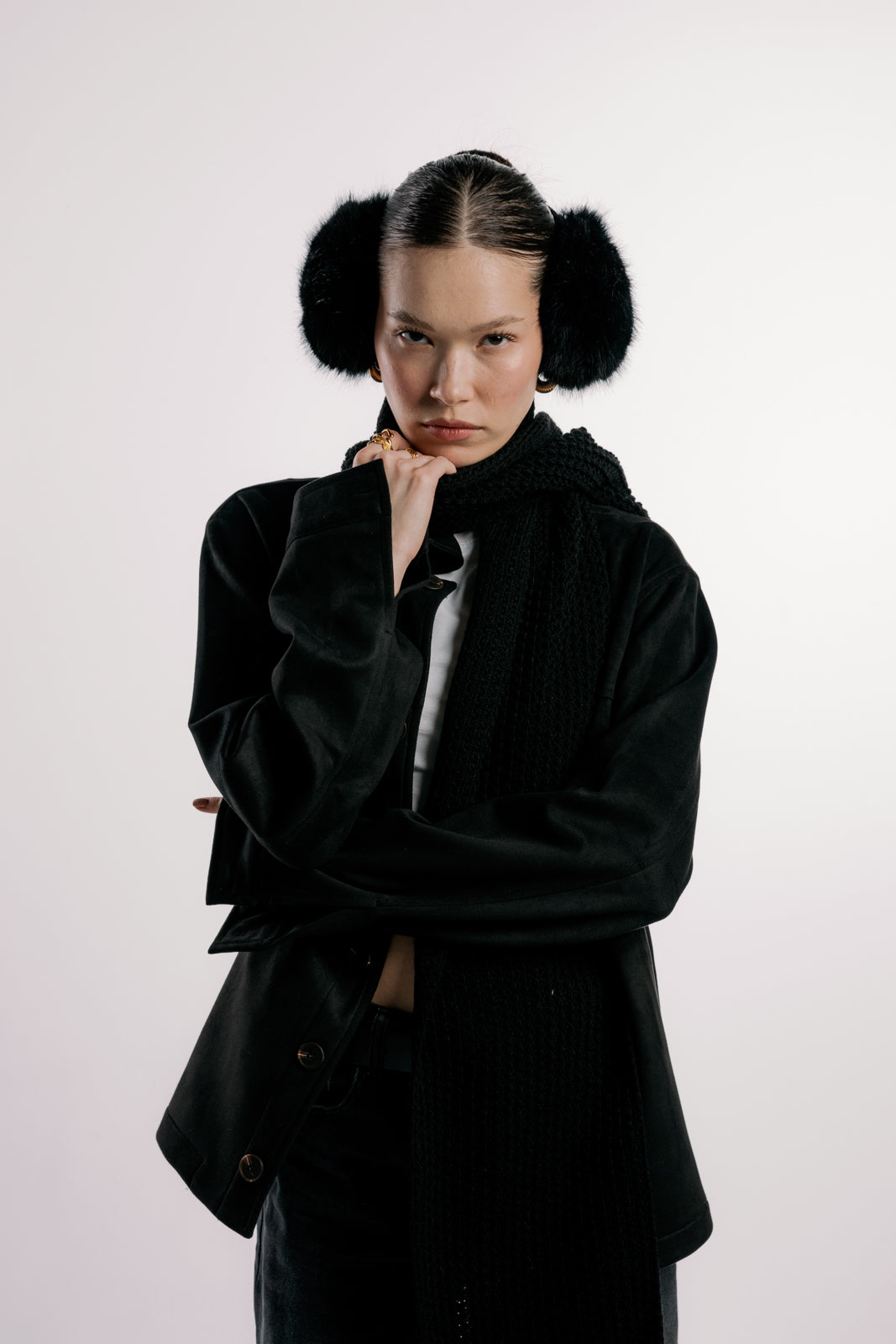 Suede Jacket | Black