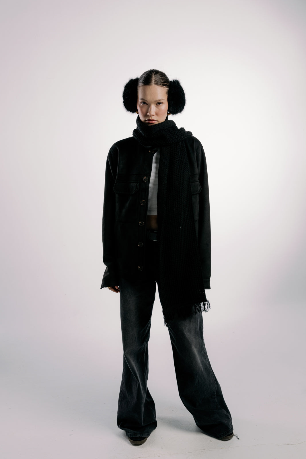 Suede Jacket | Black