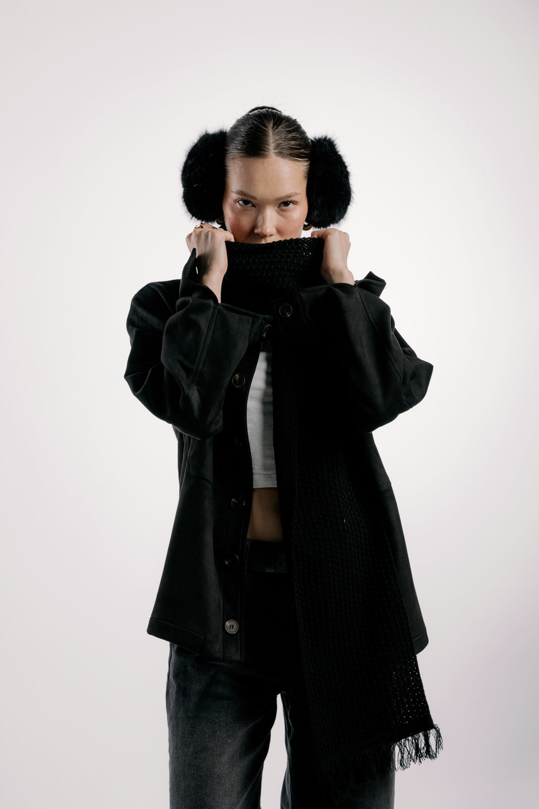 Suede Jacket | Black