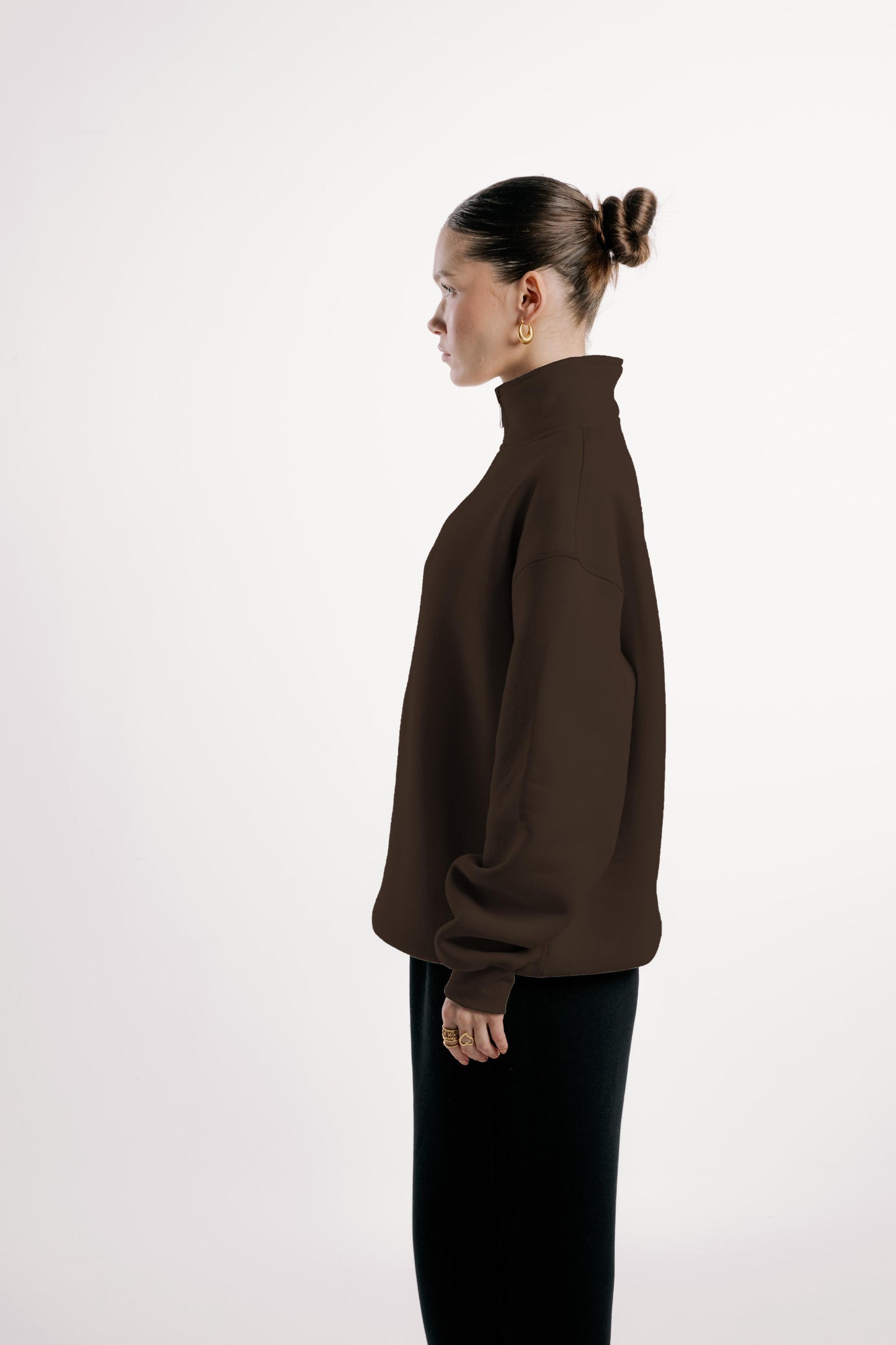 Quarter-Zip | Brownish