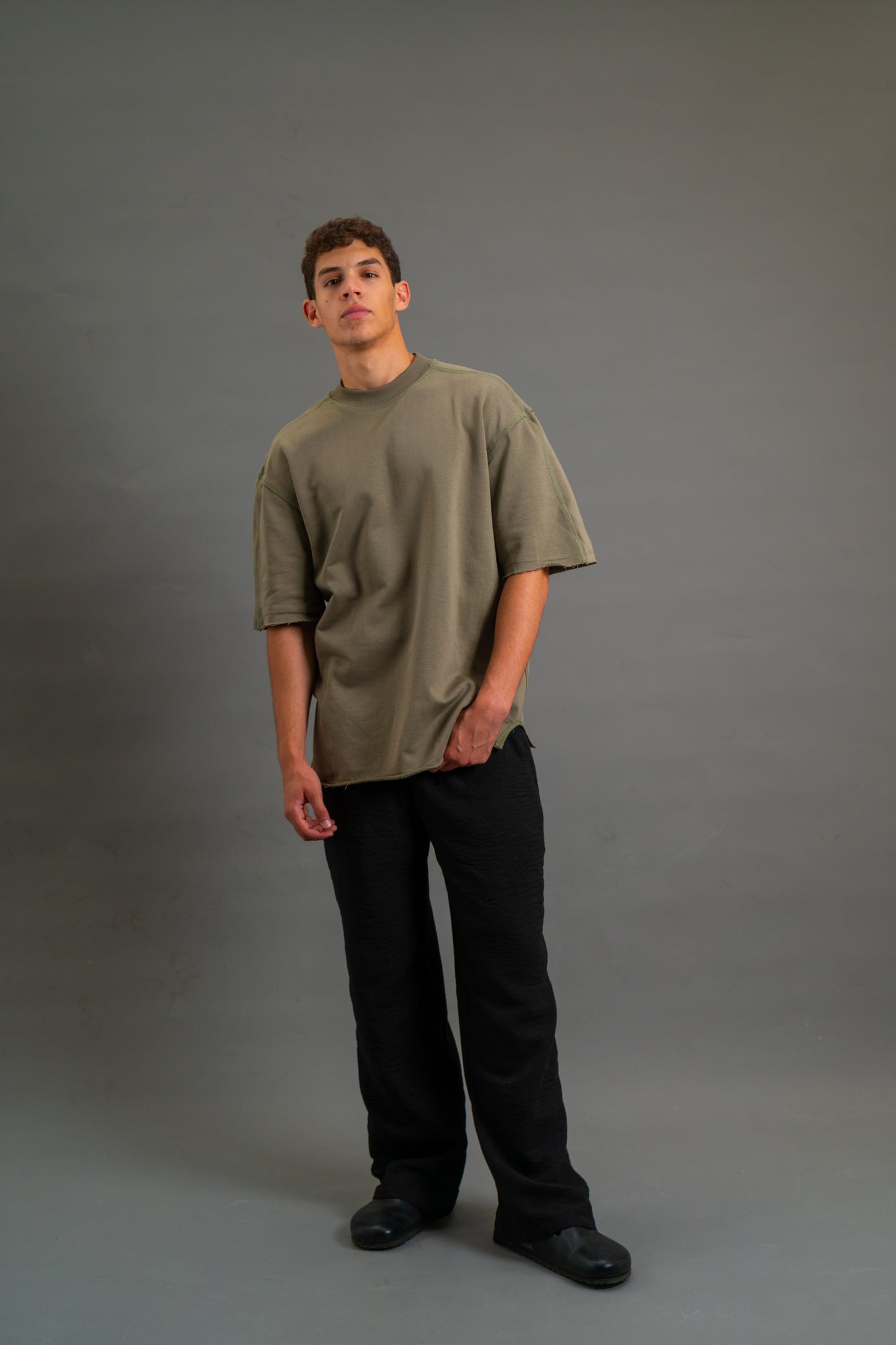 Wide Linen Pants| Void Black