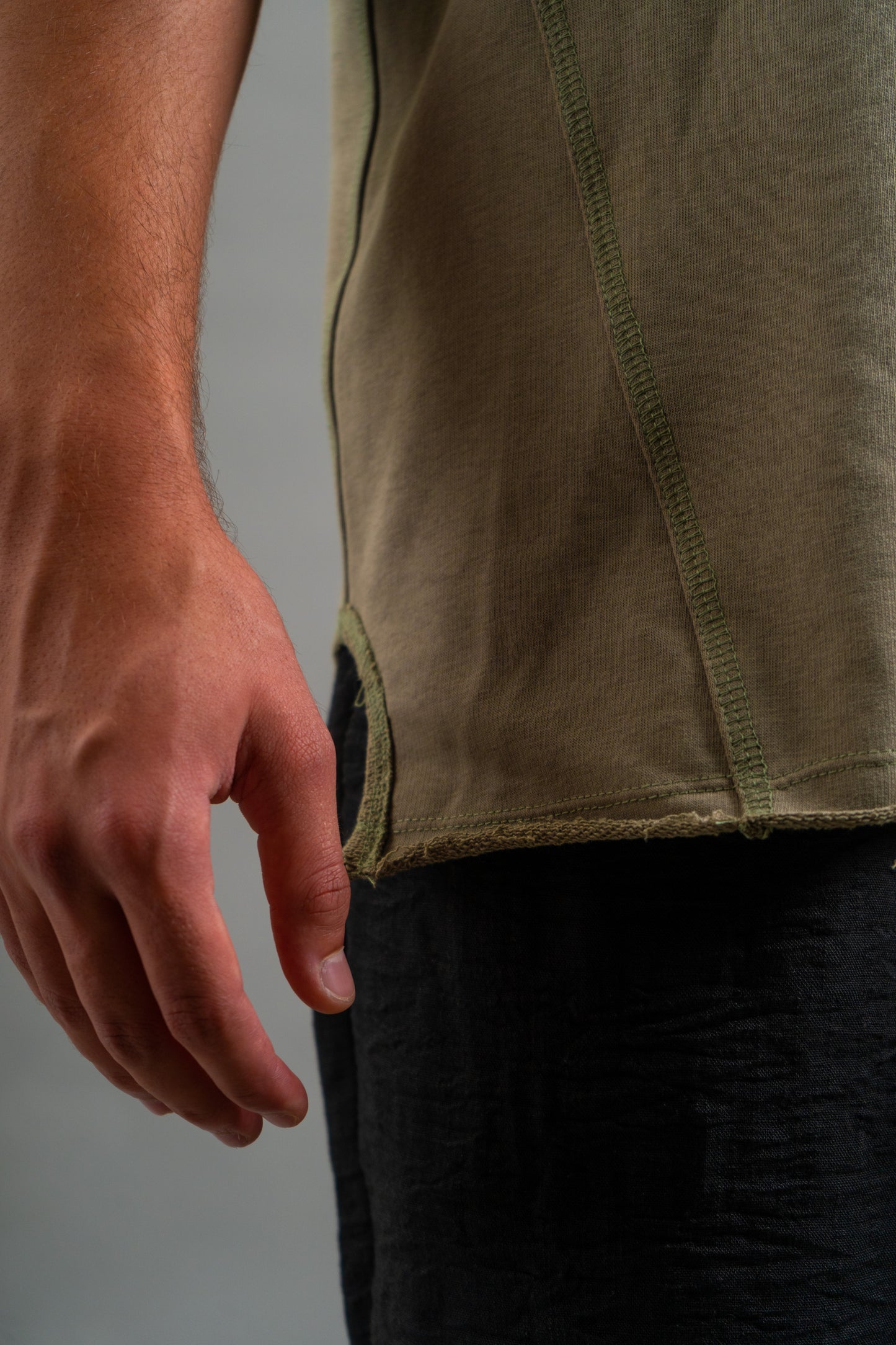 Oversized Heavyweight T-shirt | Dusty Olive