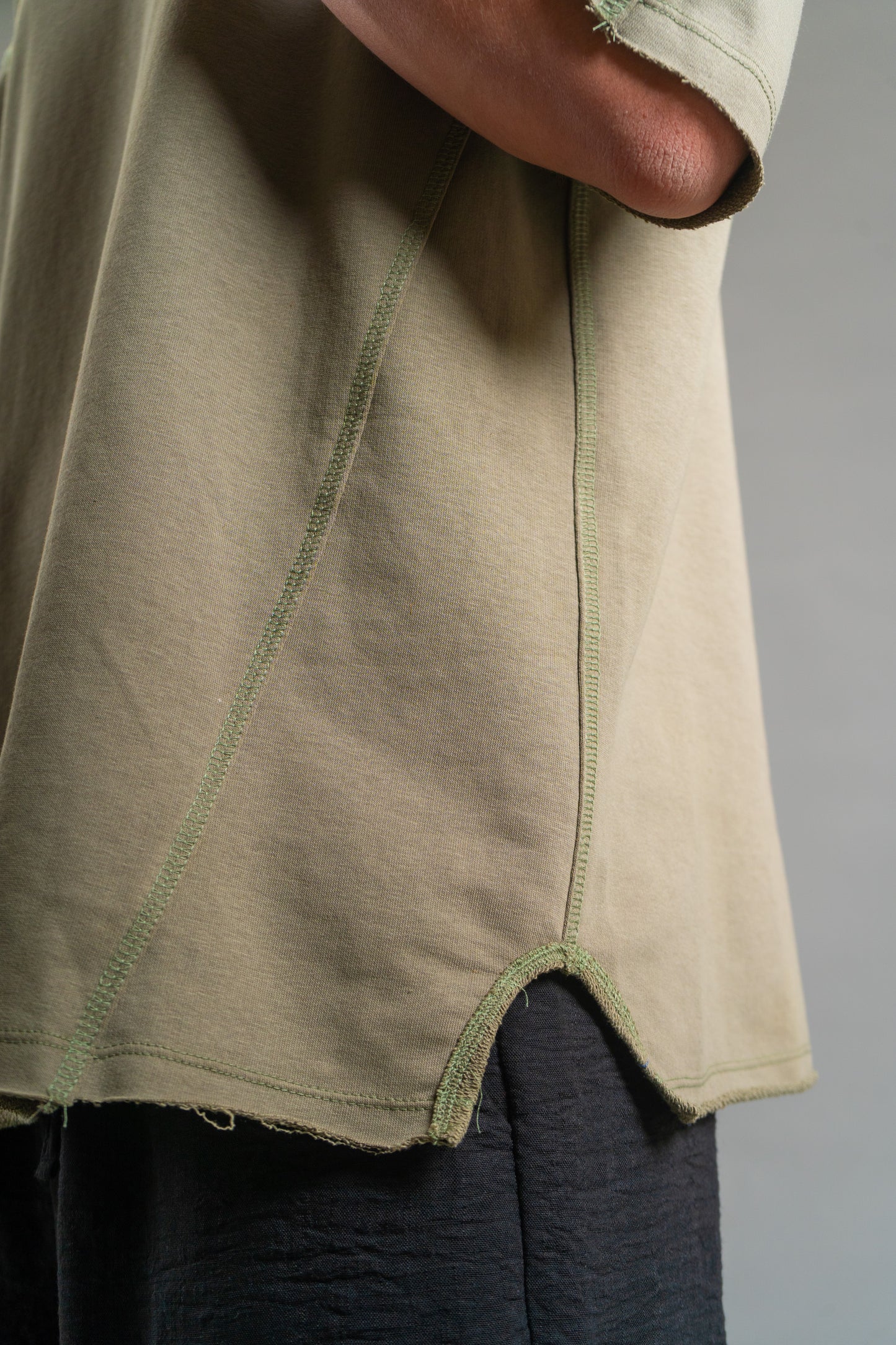 Oversized Heavyweight T-shirt | Dusty Olive
