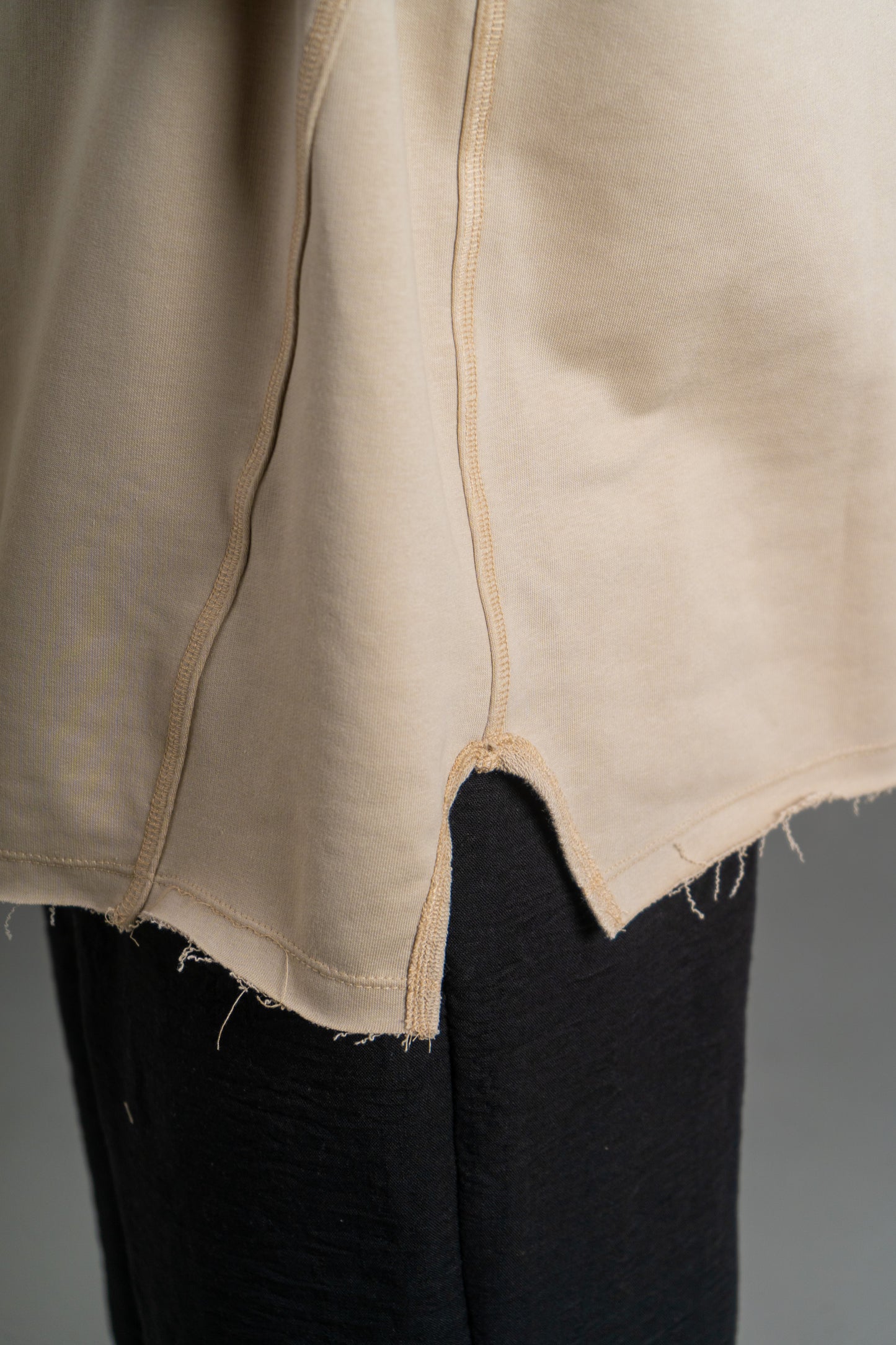 Oversized Heavyweight T-shirt | Beige