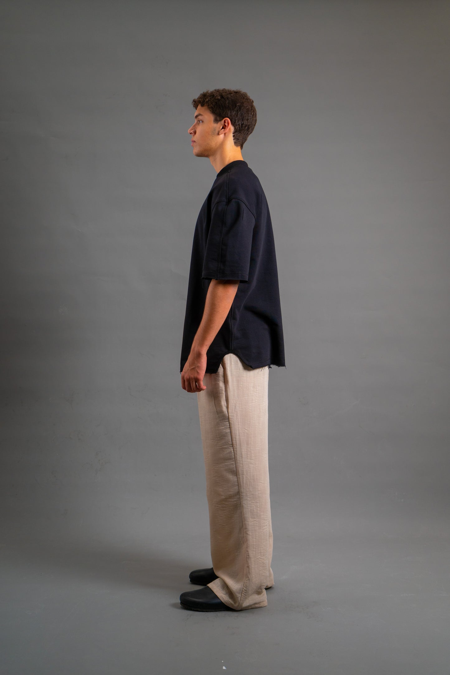 Oversized Heavyweight T-shirt | Shadow Black