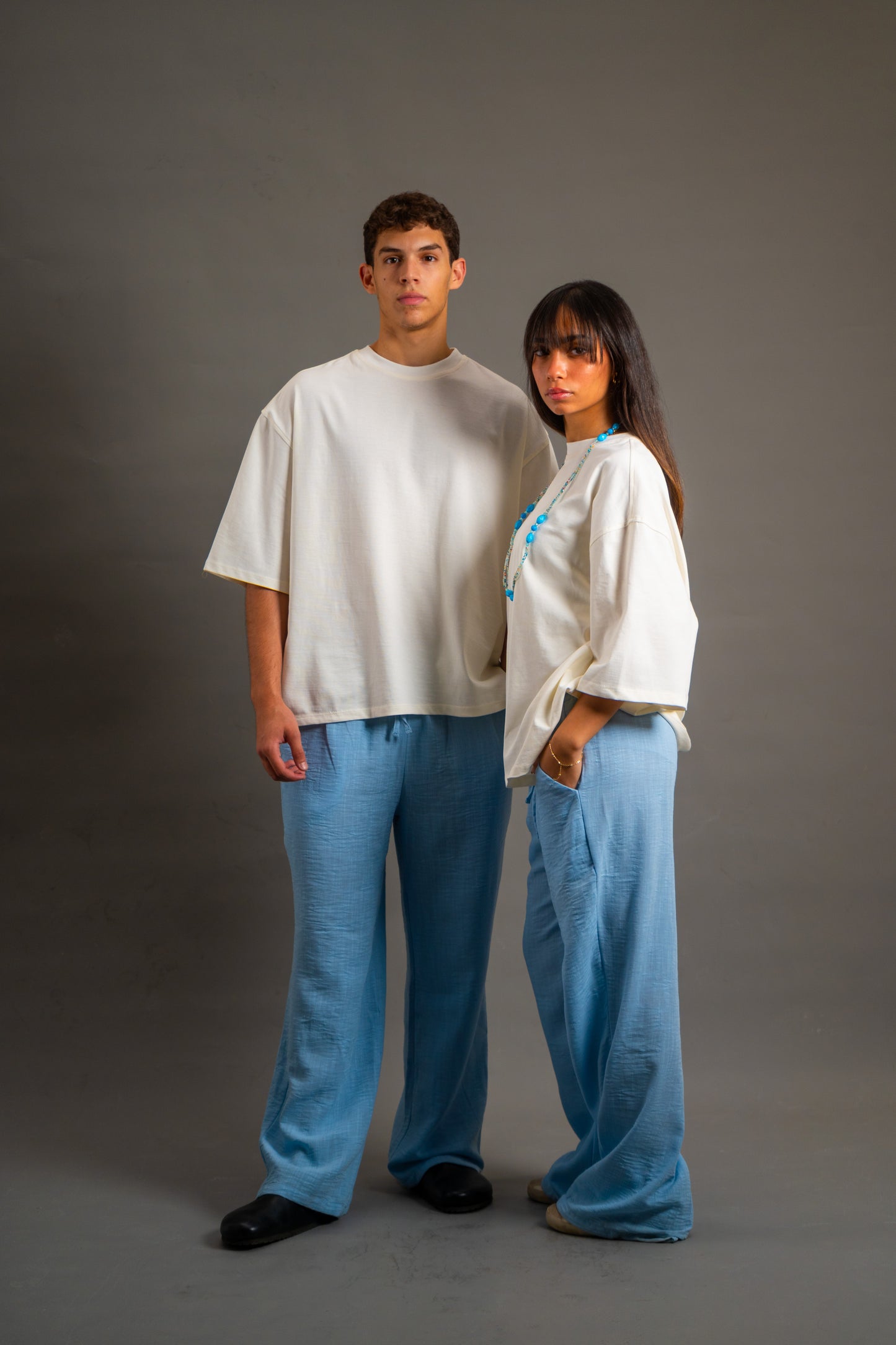 Oversized Boxy fit Tee | White