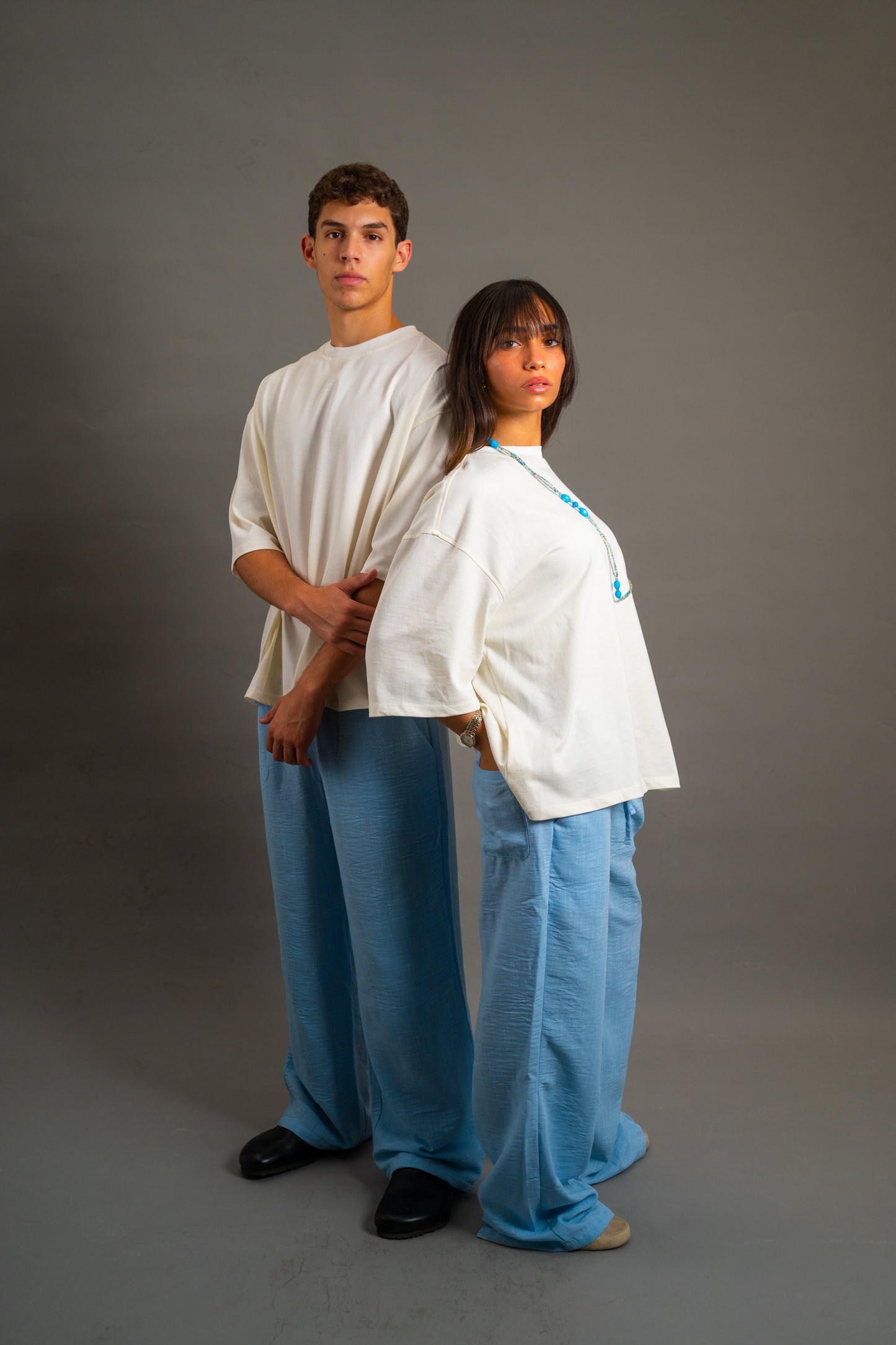 Oversized Boxy fit Tee | White