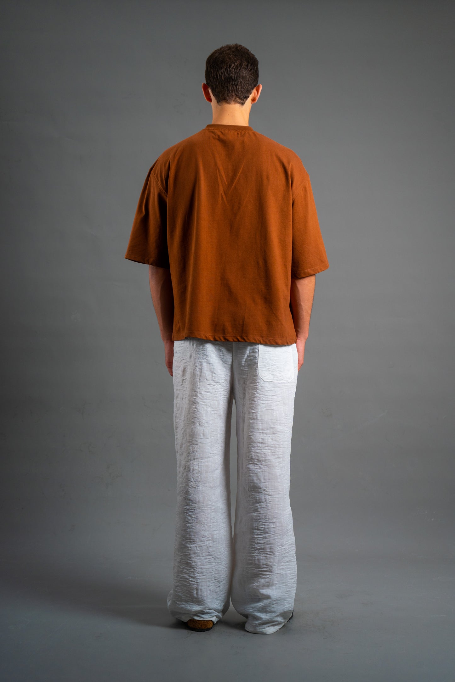Oversized Boxy fit T-shirt | Intense Brown