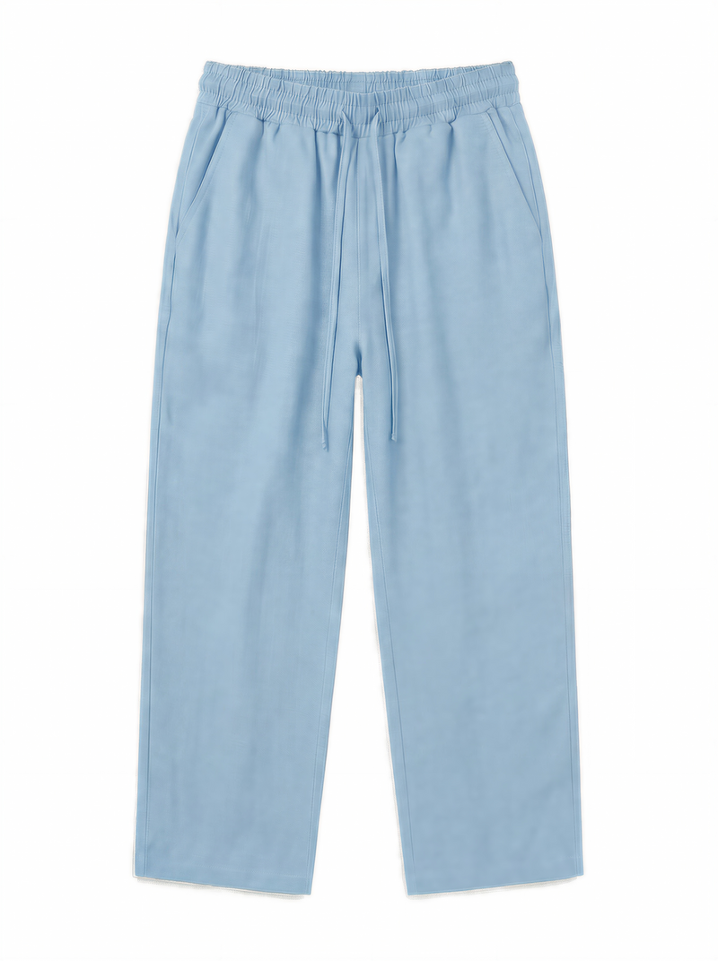 WIDE LINEN | BABY BLUE