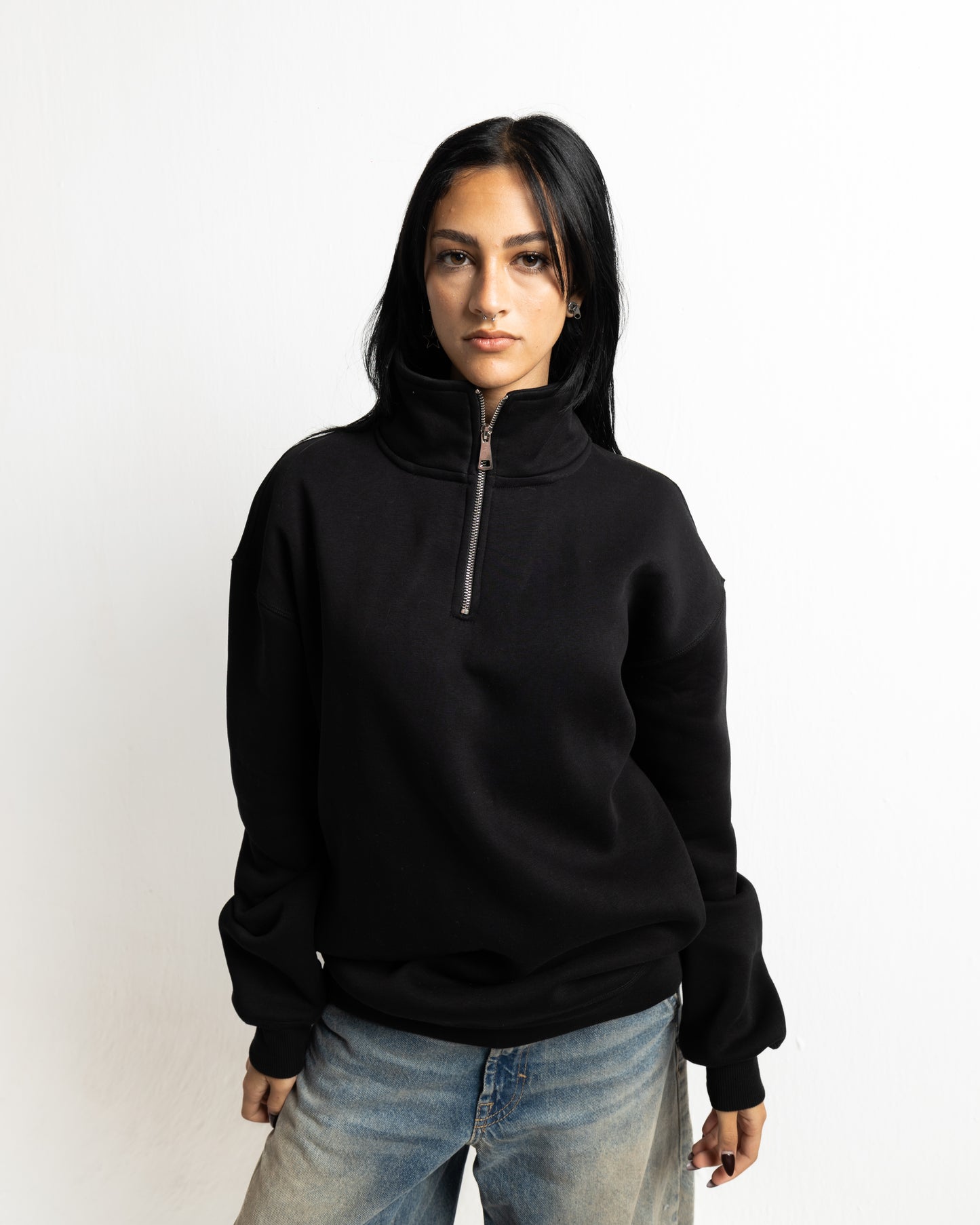 Quarter-Zip | Black