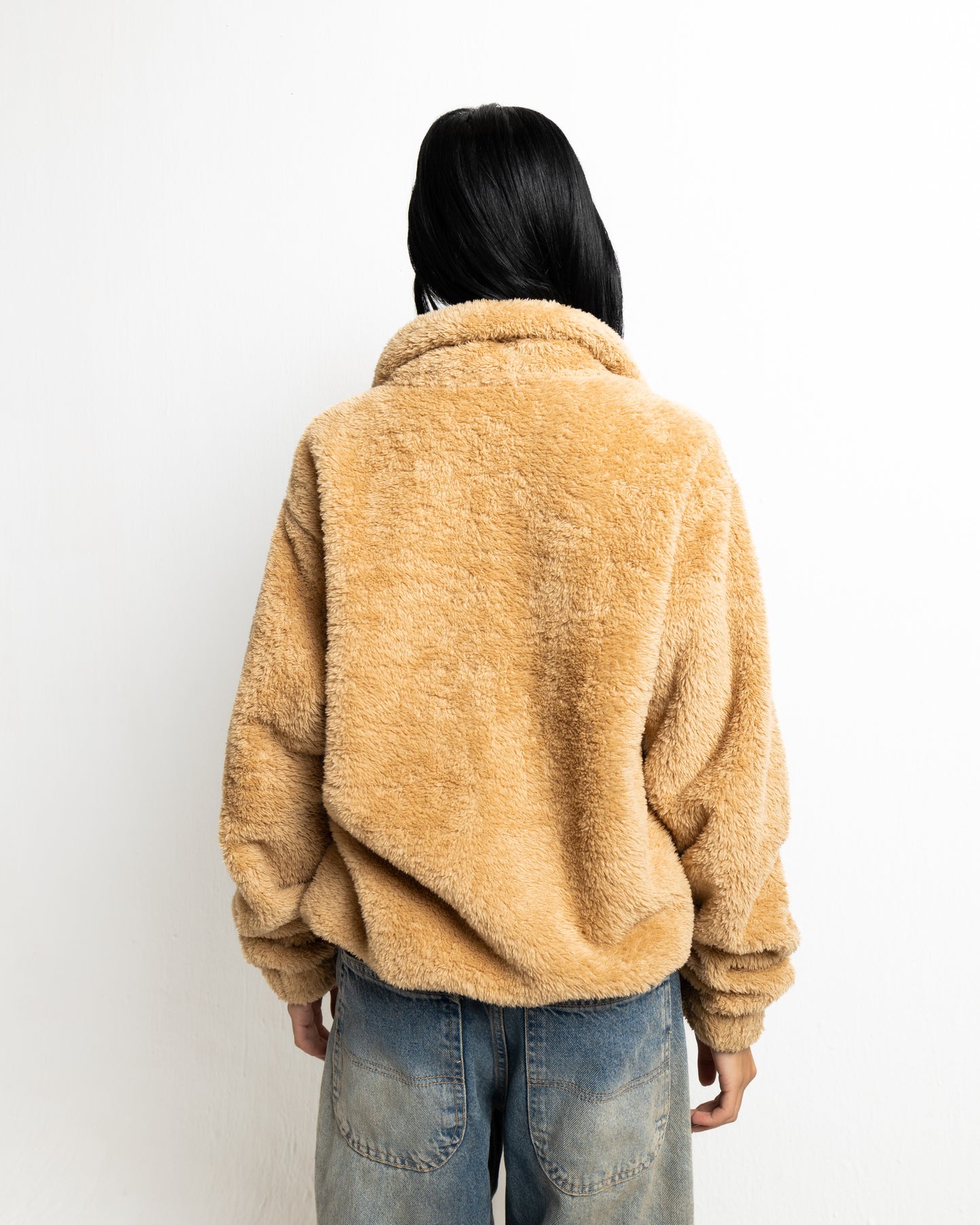 Furry Jacket | Latte Brown