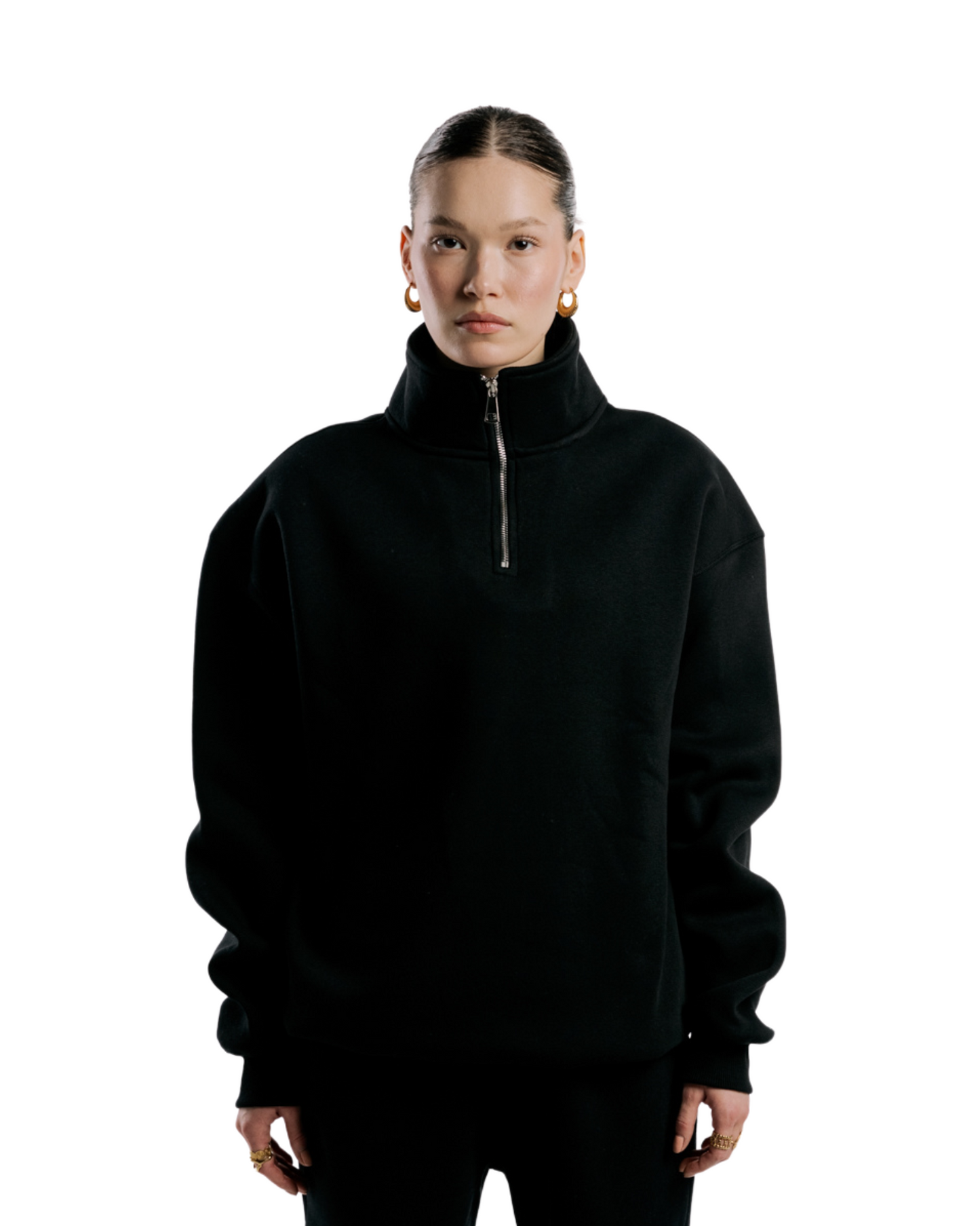 Quarter-Zip | Black