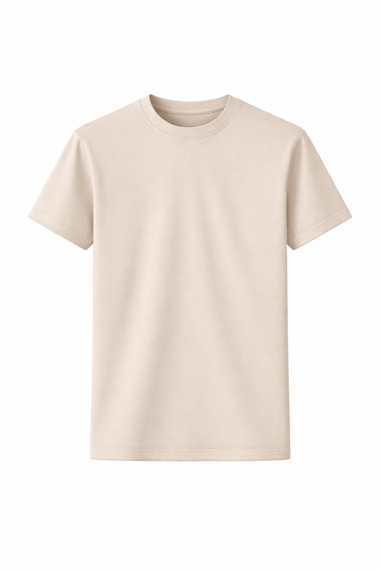 BASIC FIT T-SHIRT | CREAM