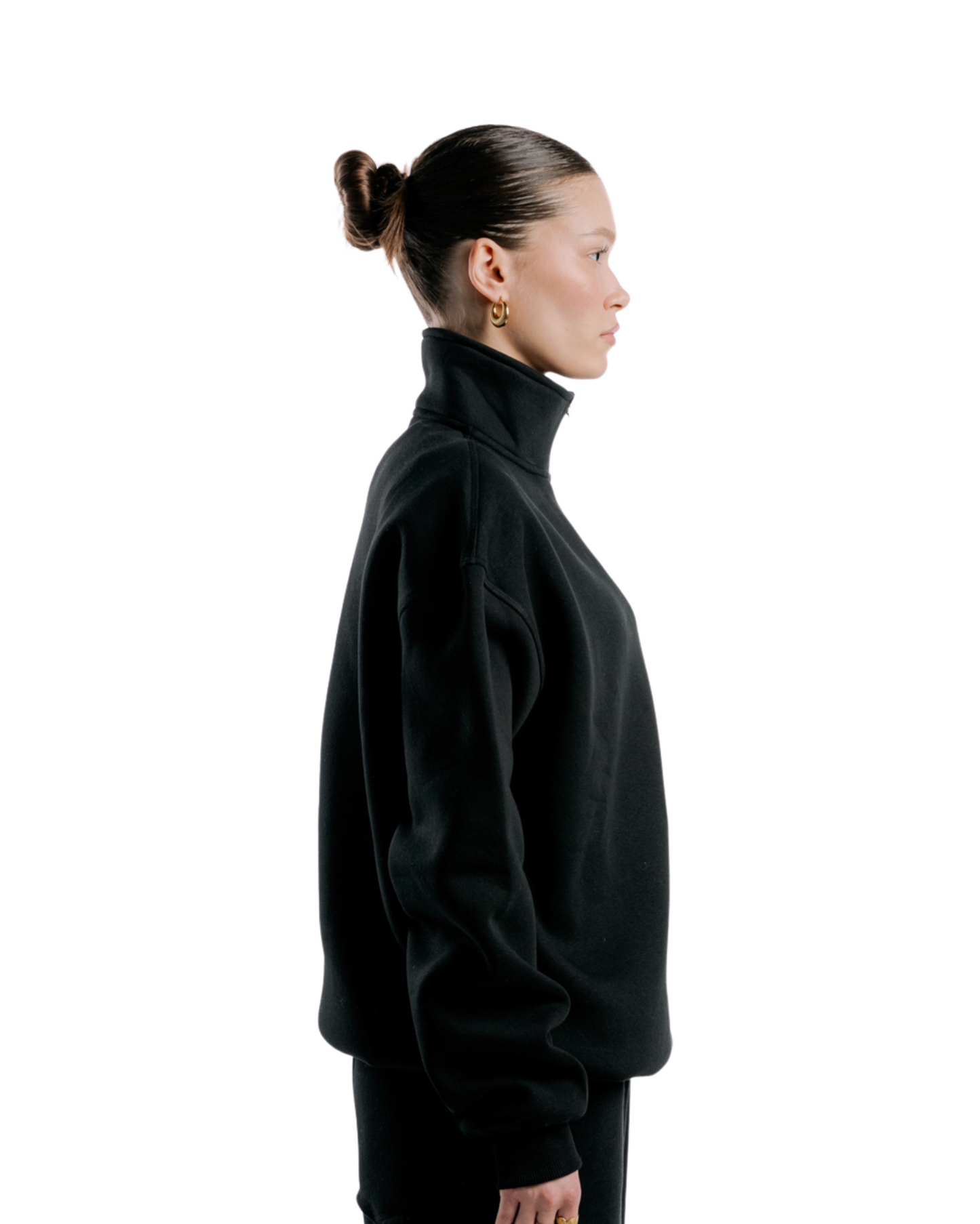 Quarter-Zip | Black