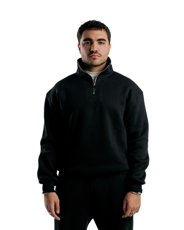 Quarter-Zip | Black