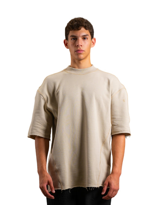 Oversized Heavyweight T-shirt | Beige