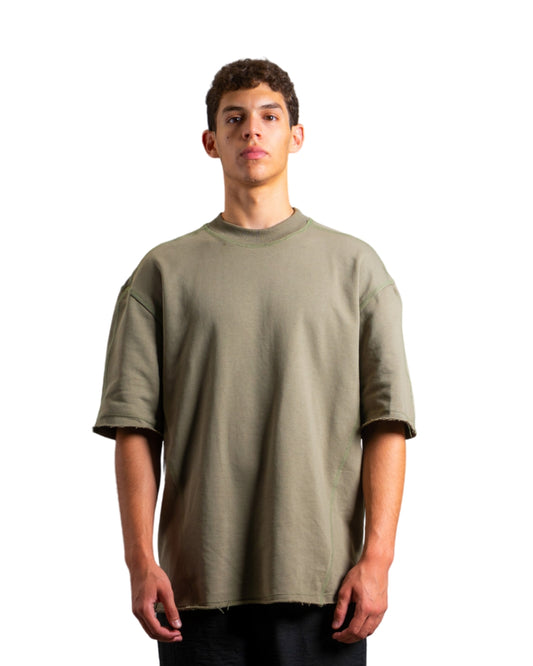 Oversized Heavyweight T-shirt | Dusty Olive