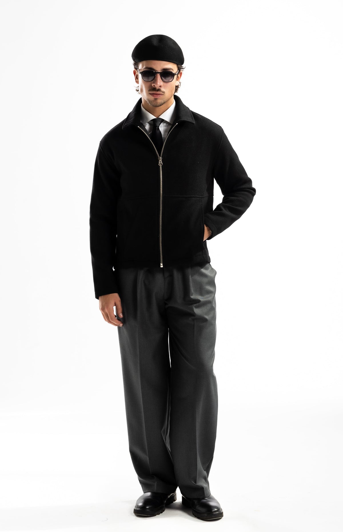 WOOL JACKET | BLACK