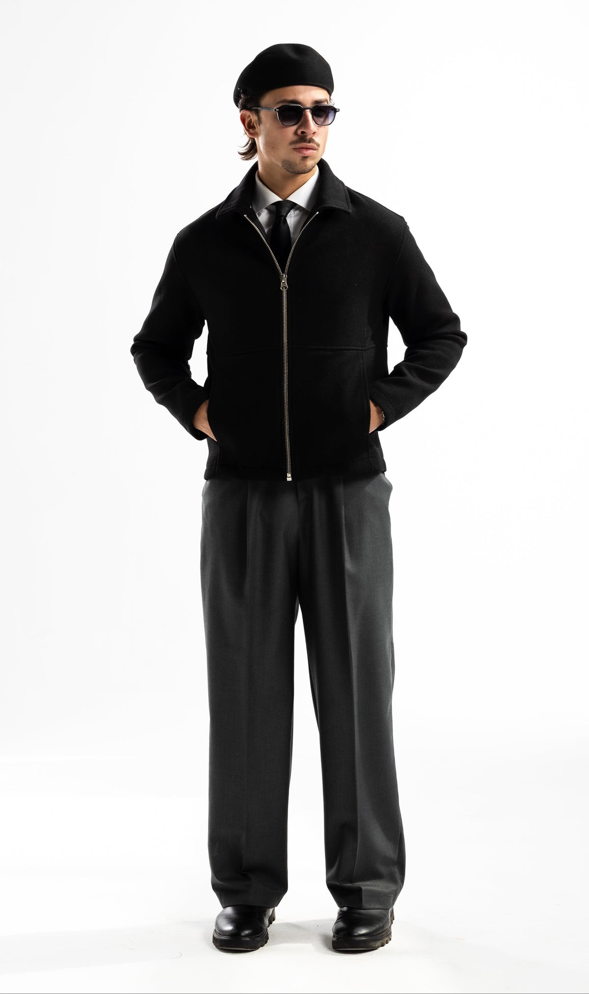 WOOL JACKET | BLACK