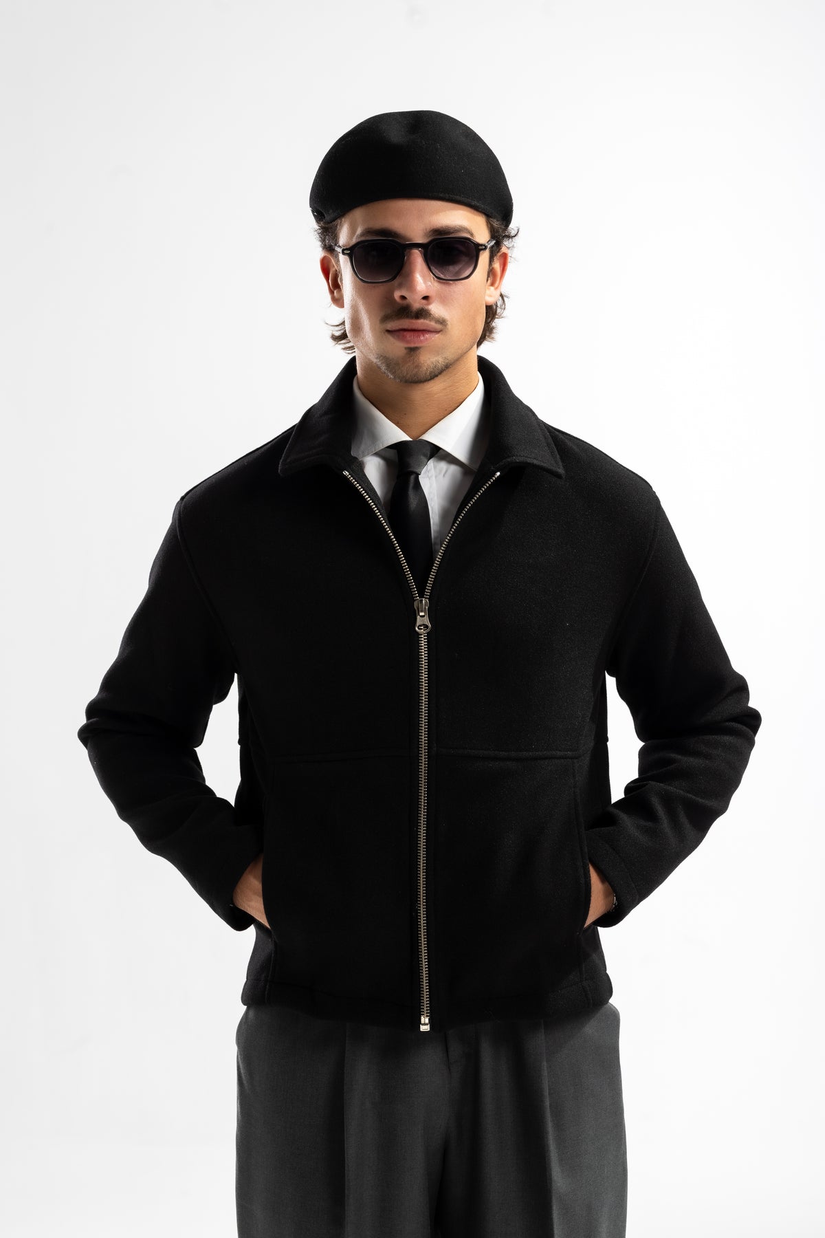 WOOL JACKET | BLACK