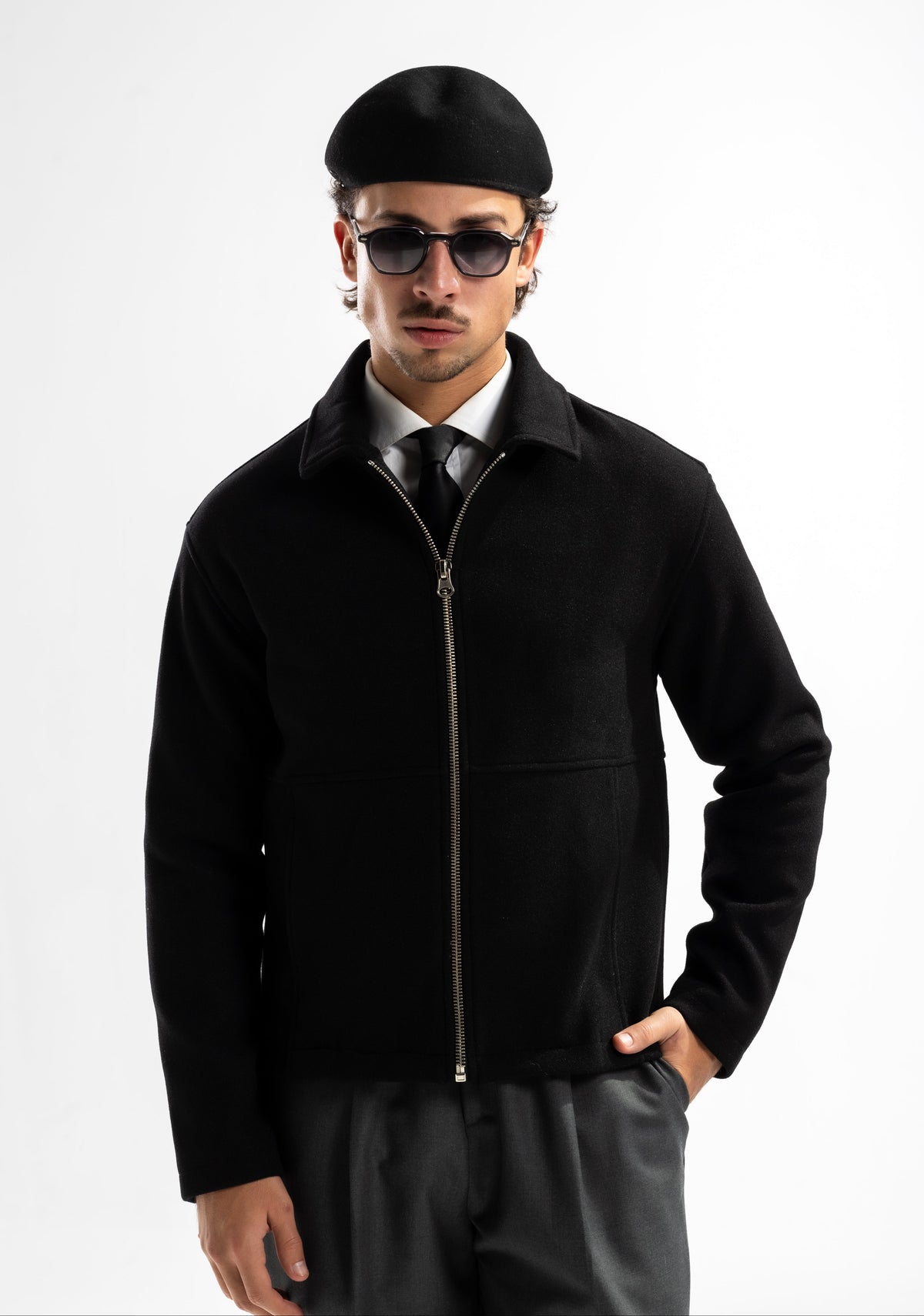 WOOL JACKET | BLACK
