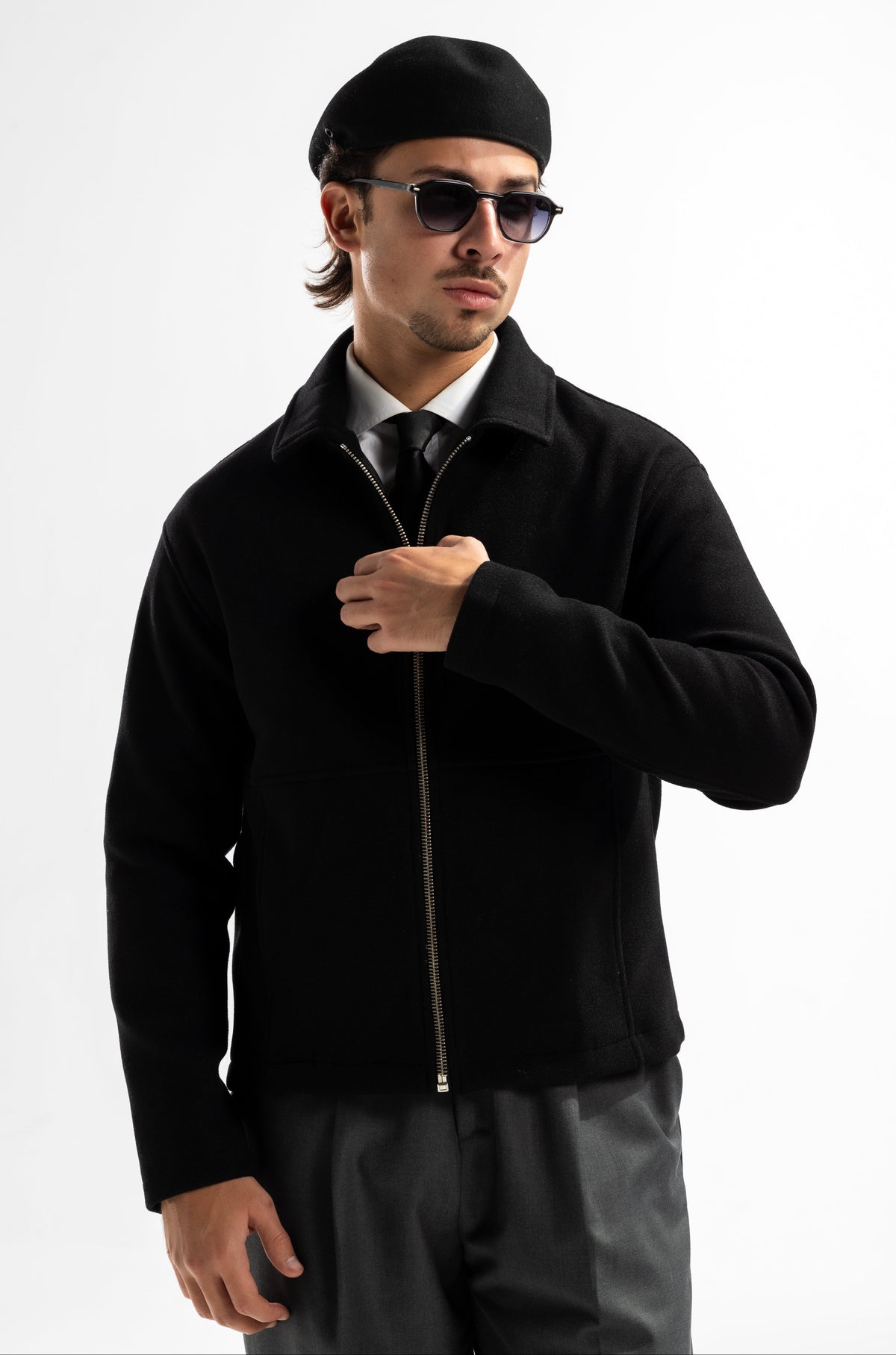 WOOL JACKET | BLACK