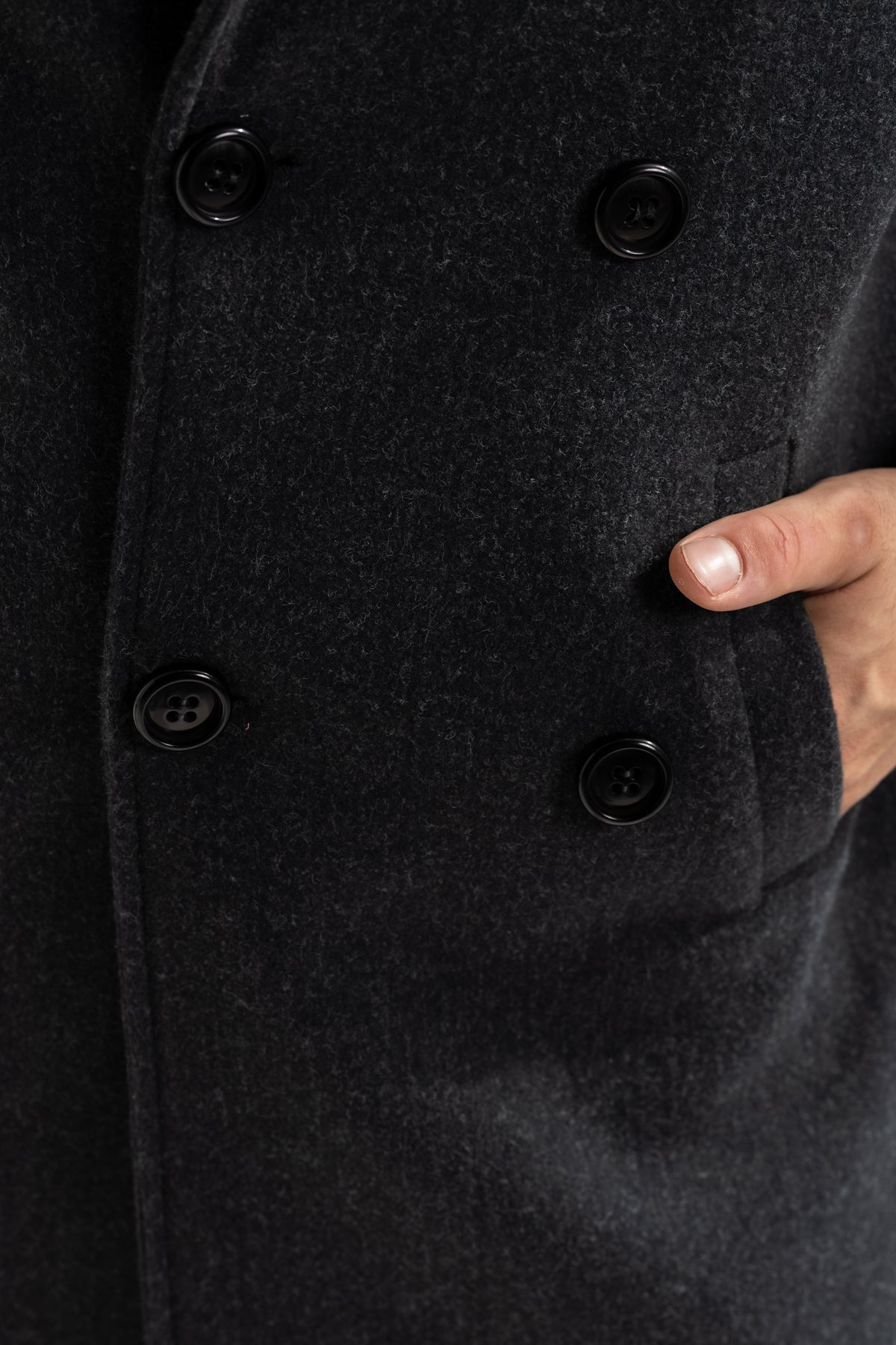 WOOL OVERCOAT | GREY