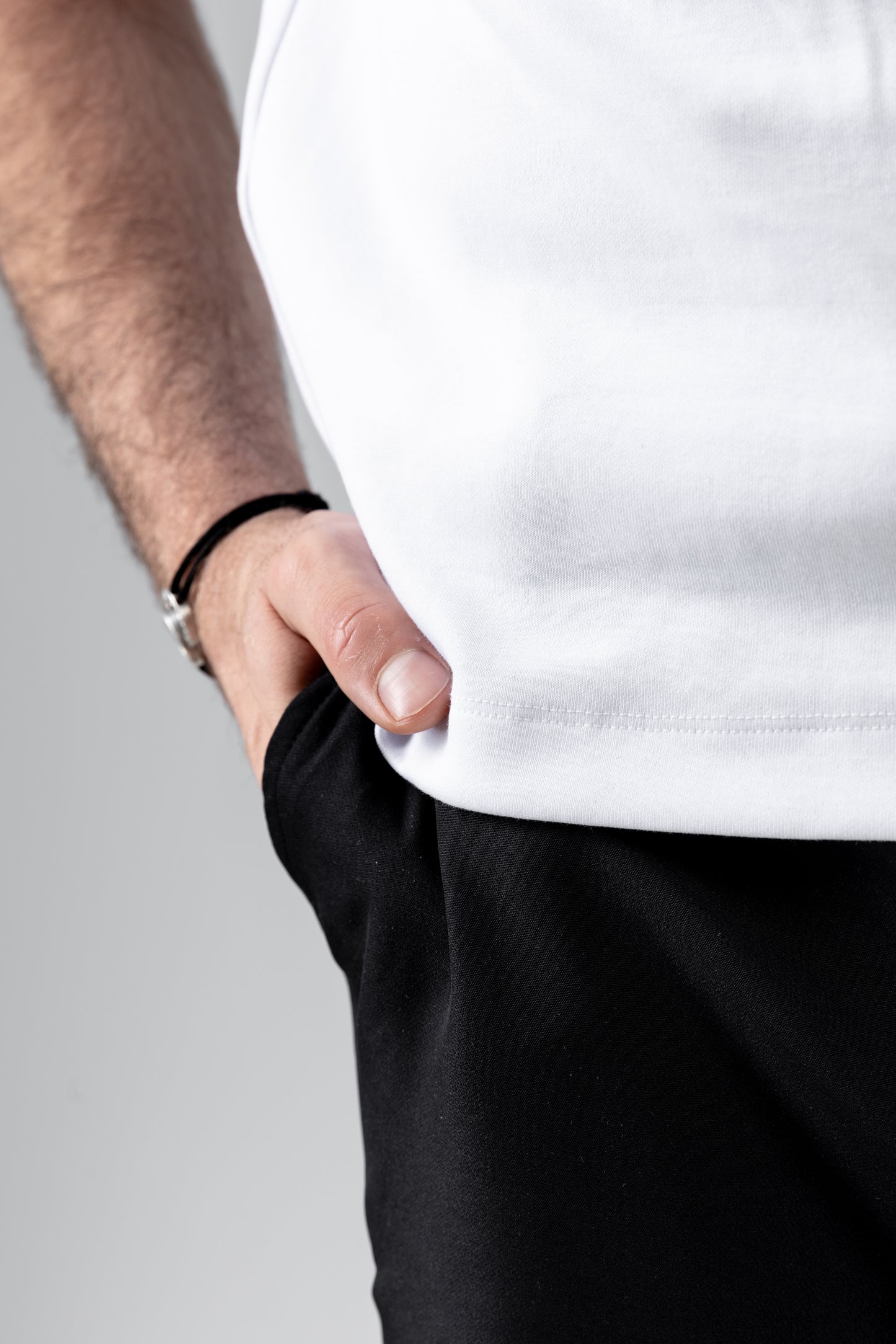 RELAXED TAILORED PANTS | BLACK