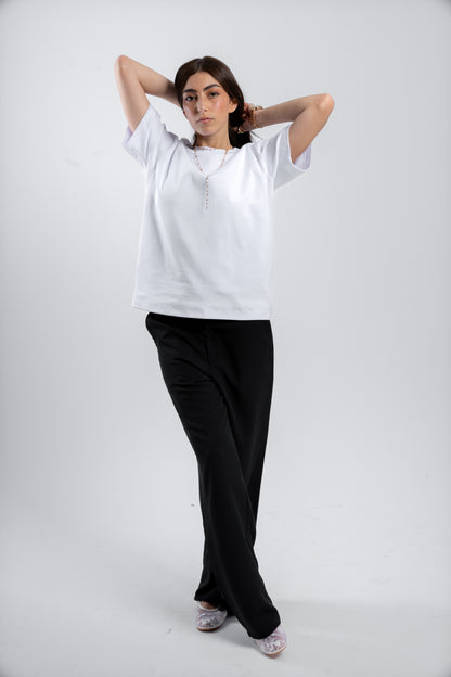 BASIC FIT T-SHIRT | WHITE