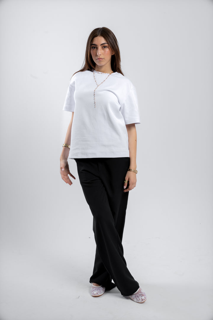 BASIC FIT T-SHIRT | WHITE