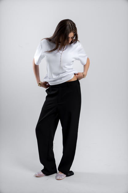 BASIC FIT T-SHIRT | WHITE