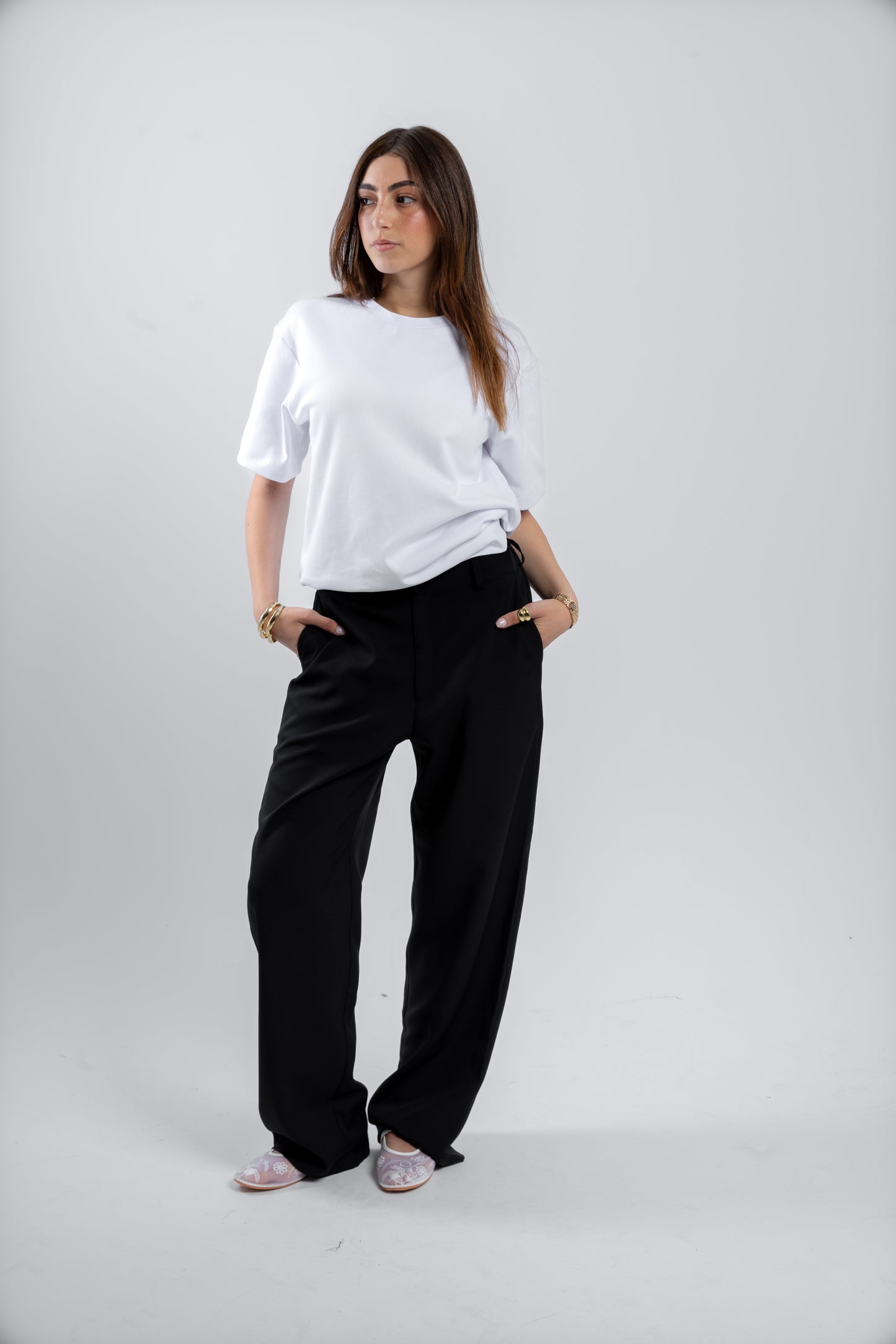 BASIC FIT T-SHIRT | WHITE