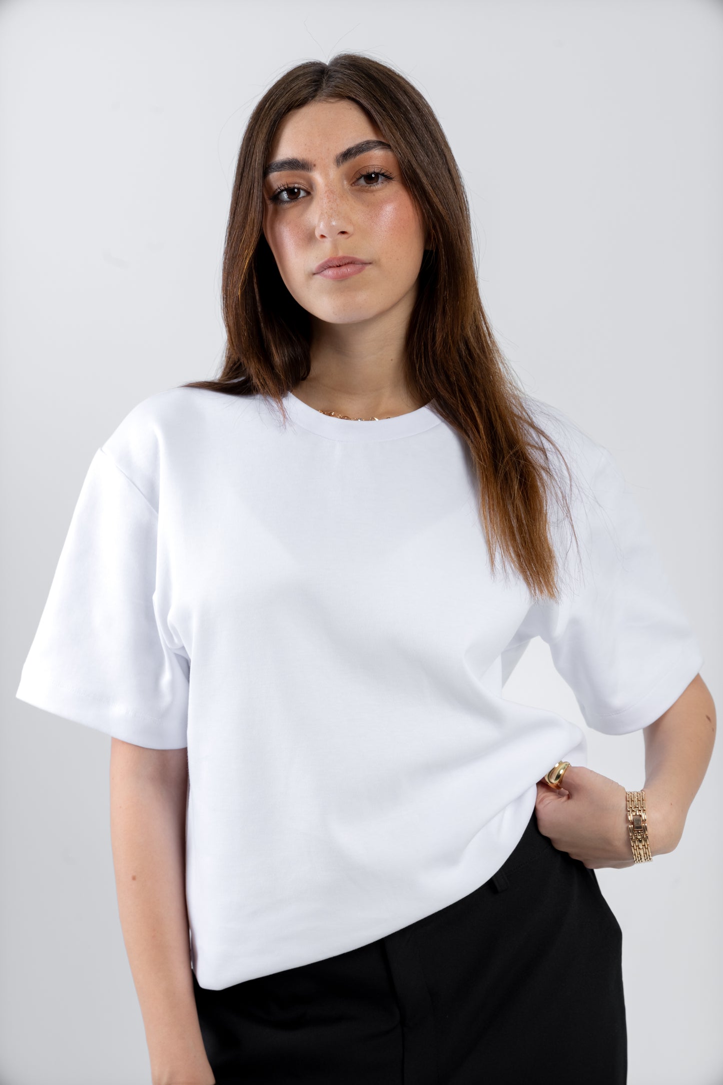 BASIC FIT T-SHIRT | WHITE