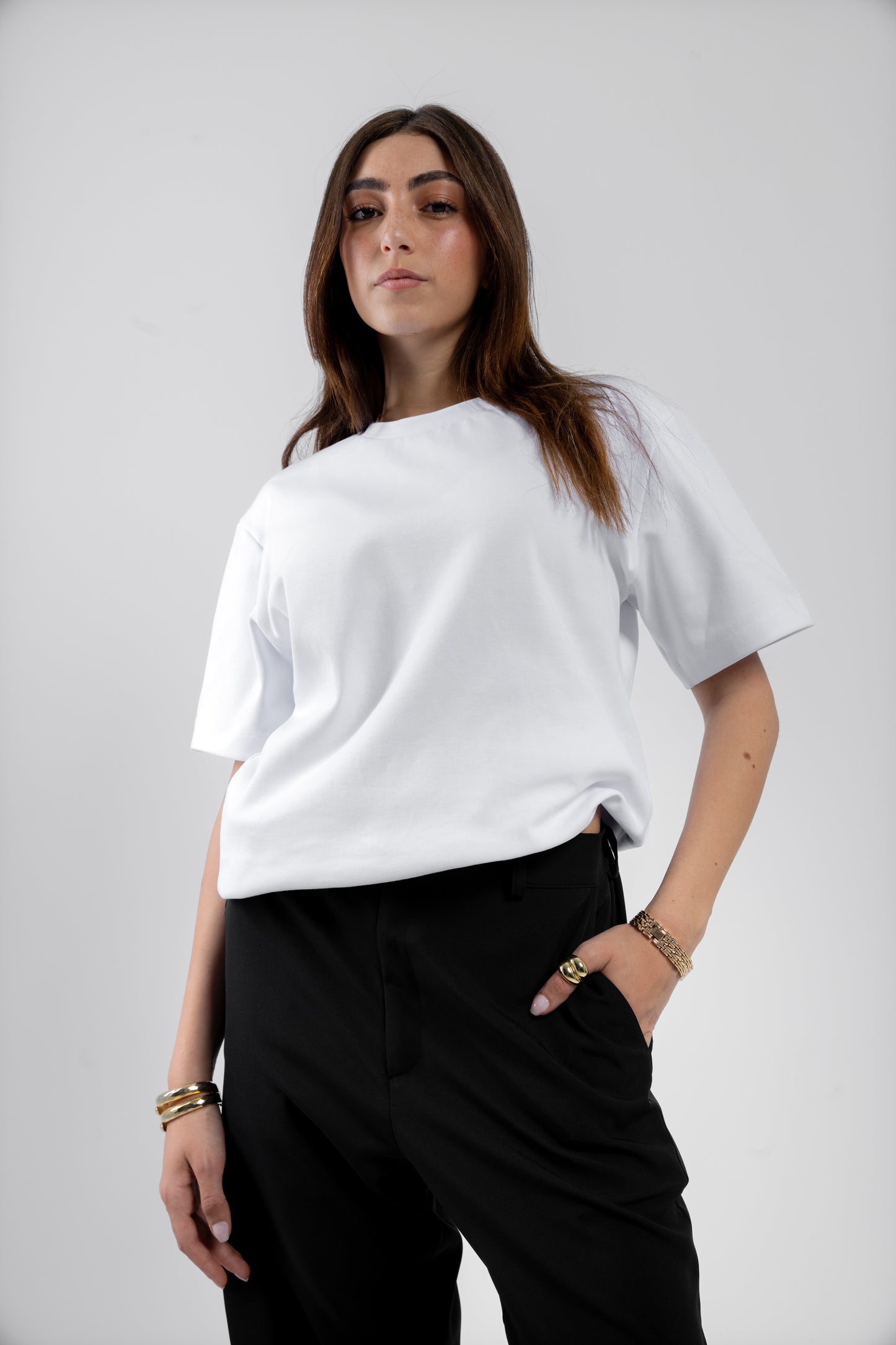 BASIC FIT T-SHIRT | WHITE