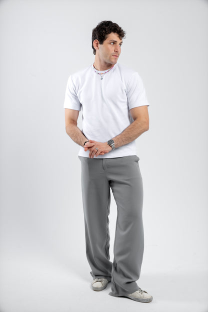 RELAXED TAILORED PANTS | STONE