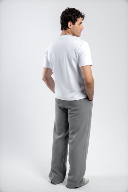 RELAXED TAILORED PANTS | STONE