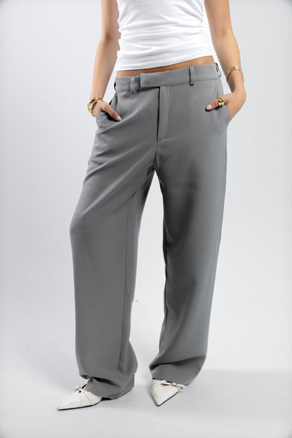 RELAXED TAILORED PANTS | STONE