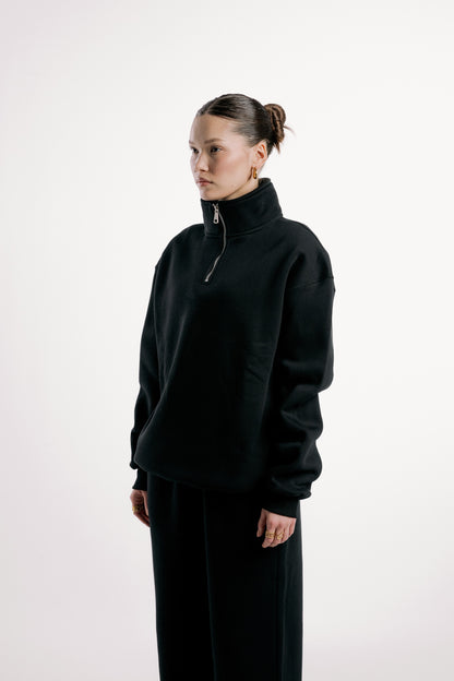 Quarter-Zip | Black